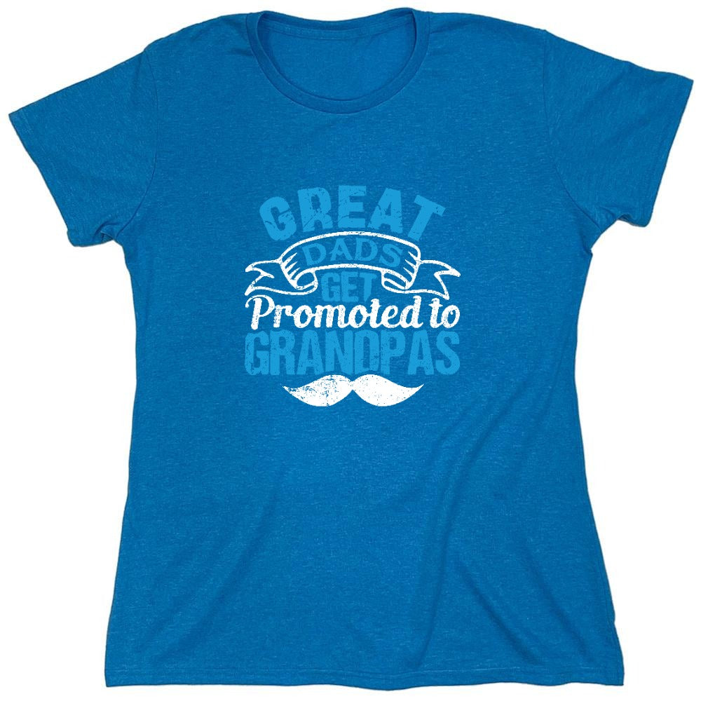 Funny T-Shirts design "Great Dads get Promoted to Grandpas Father T-Shirt"
