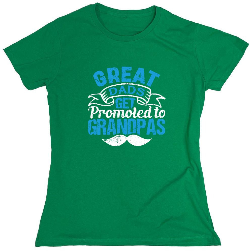 Funny T-Shirts design "Great Dads get Promoted to Grandpas Father T-Shirt"