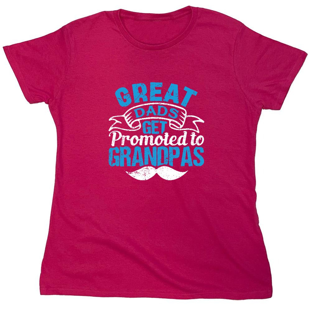 Funny T-Shirts design "Great Dads get Promoted to Grandpas Father T-Shirt"