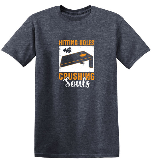 Hittin' Holes, Crushing Souls Funny Tee - Roadkill T-Shirts