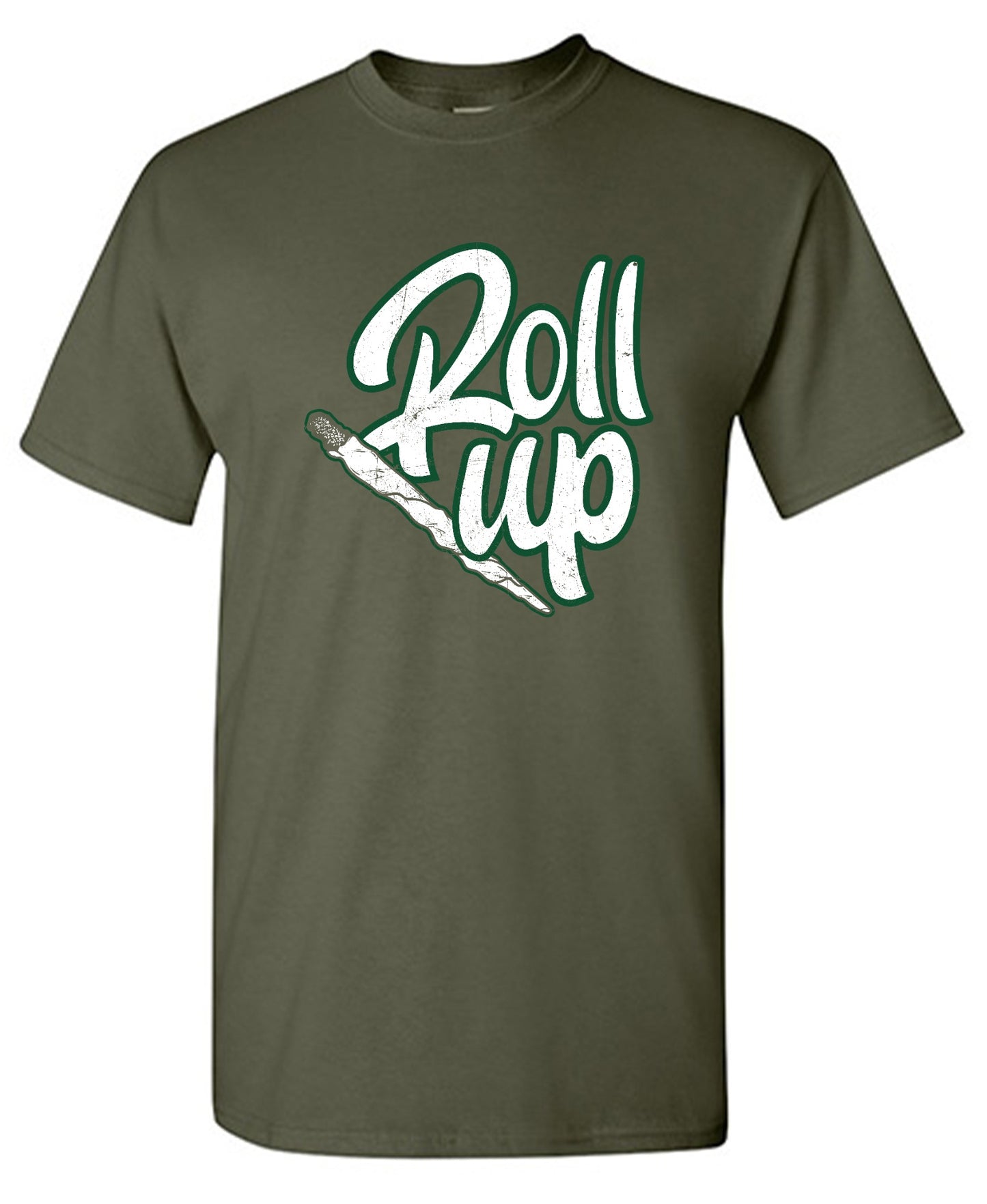 Funny T-Shirts design "Roll Up 420 Mens T Shirt"