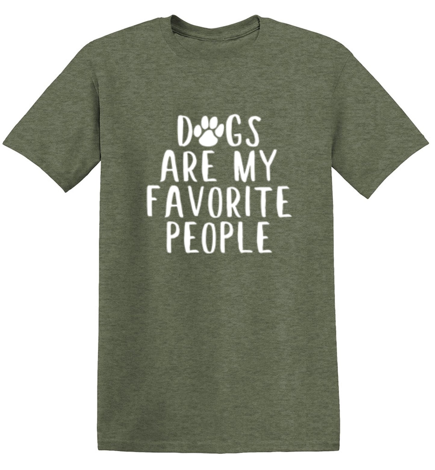Funny T-Shirts design "Dogs Are My Favorite People"