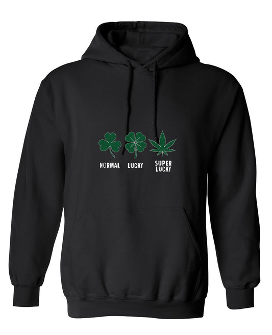 Funny T-Shirts design "Normal, Lucky, Super Lucky T-Shirt - Hoodie"