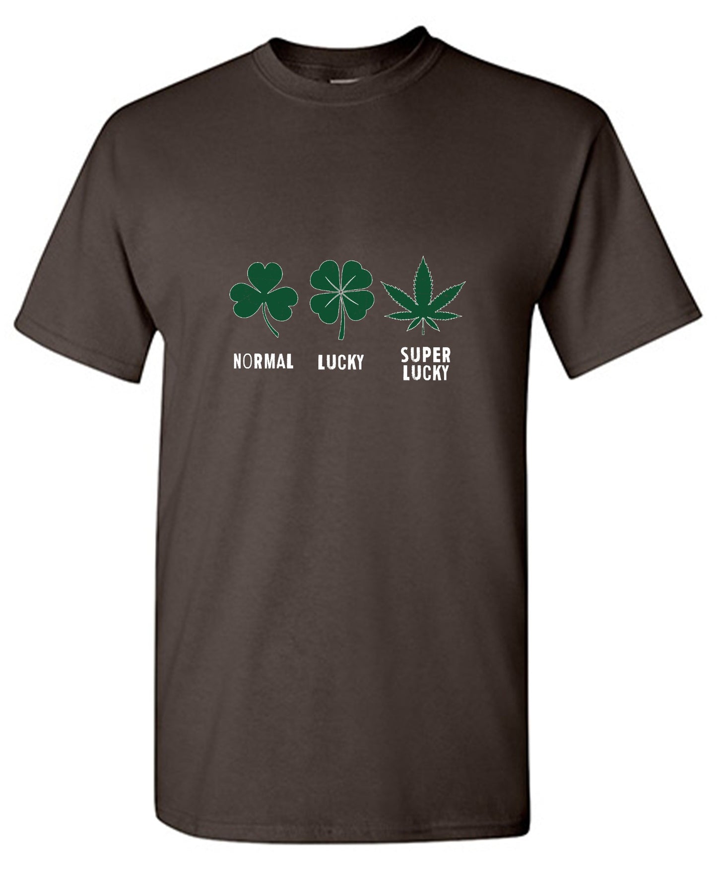 Funny T-Shirts design "Normal, Lucky, Super Lucky T-Shirt"