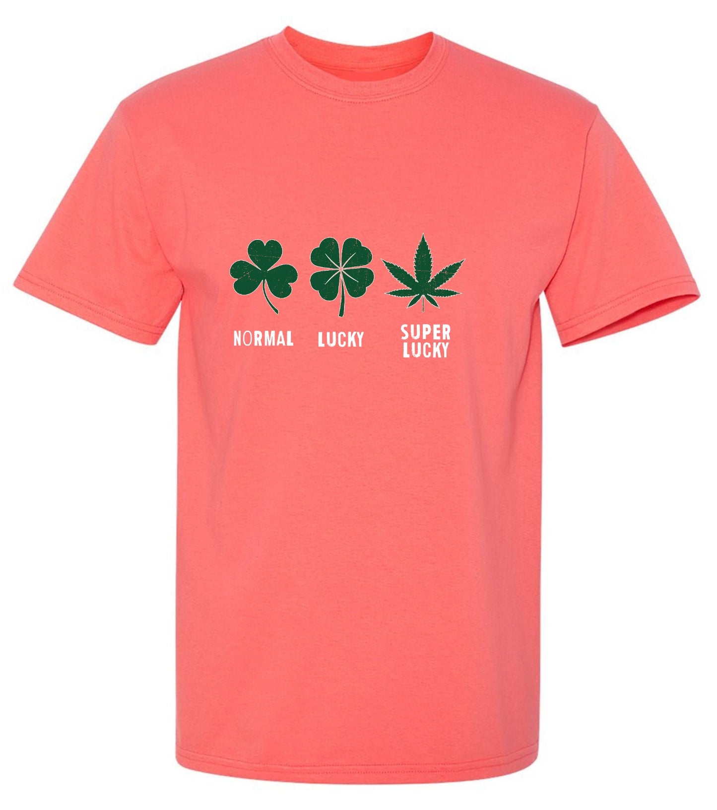 Funny T-Shirts design "Normal, Lucky, Super Lucky T-Shirt"