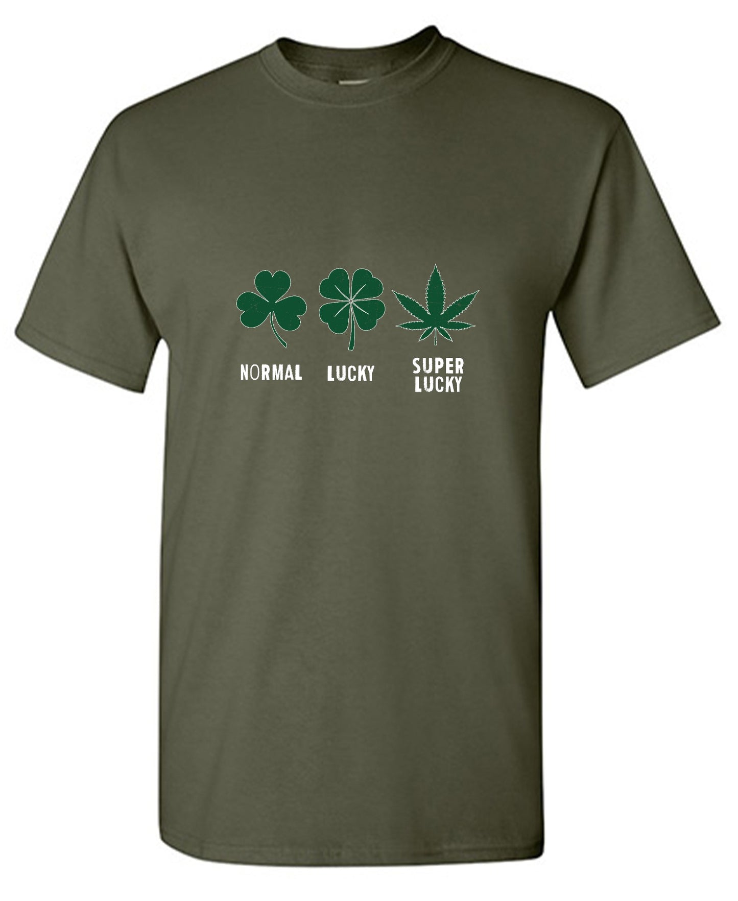 Funny T-Shirts design "Normal, Lucky, Super Lucky T-Shirt"