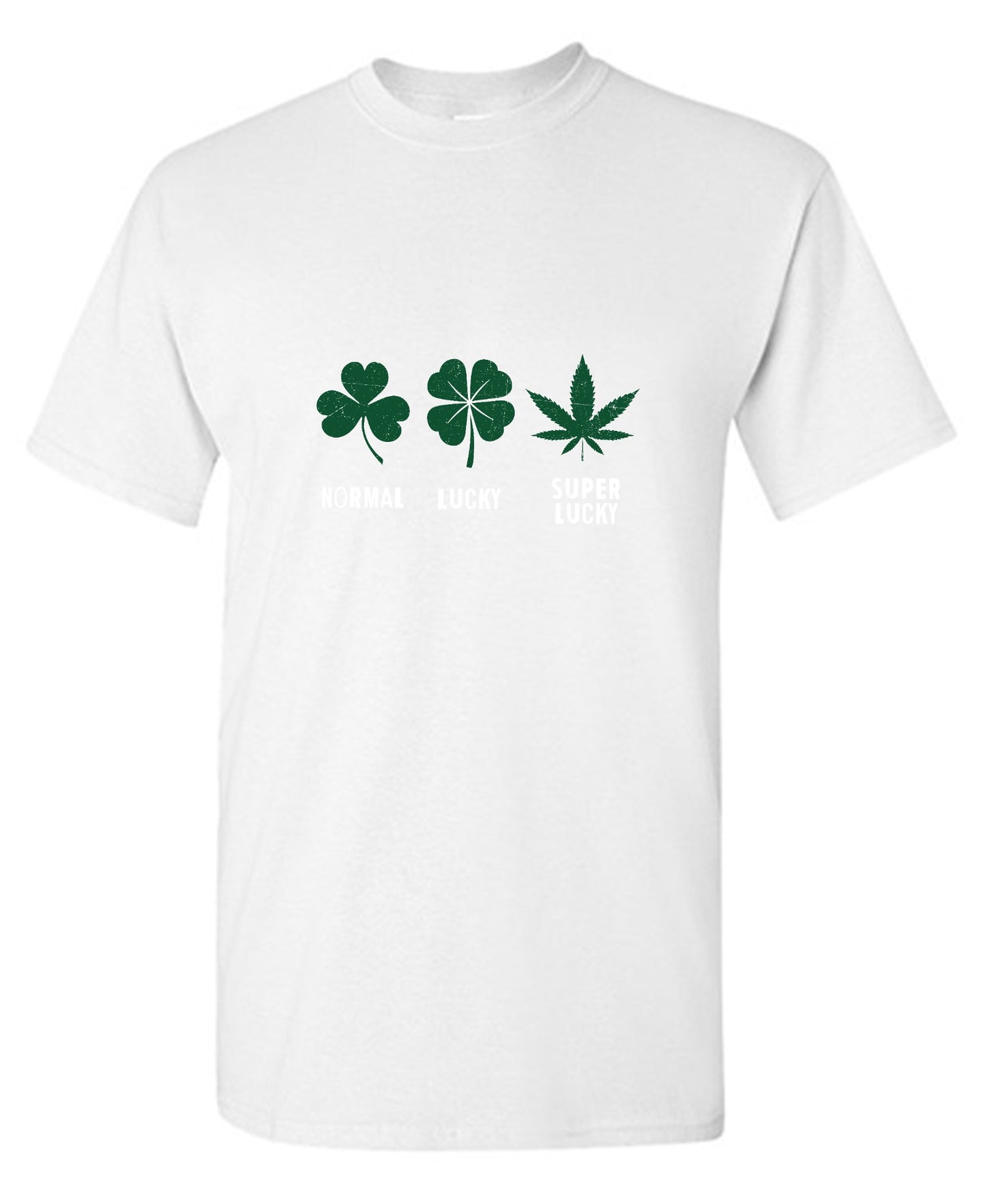 Funny T-Shirts design "Normal, Lucky, Super Lucky T-Shirt"
