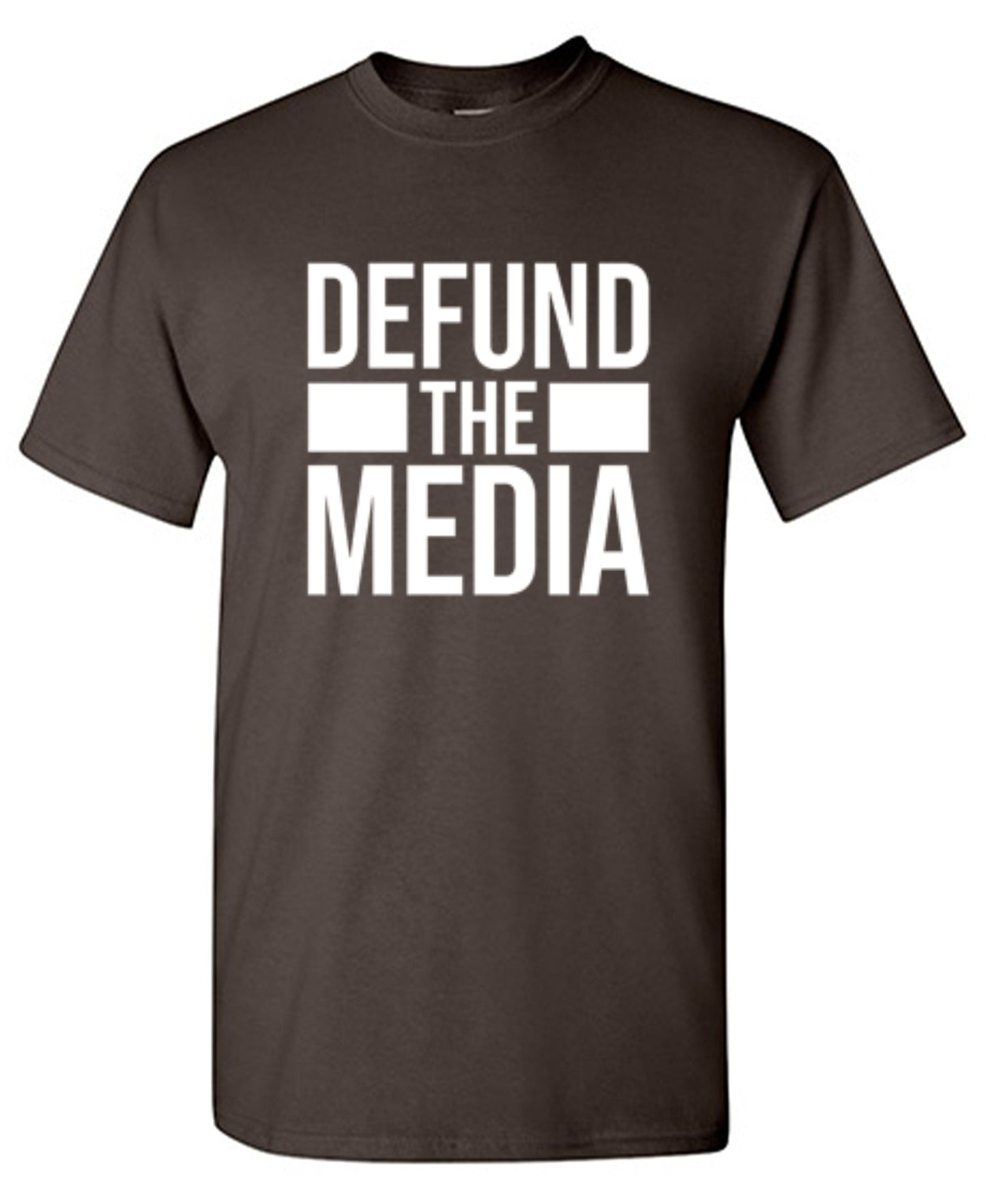 Funny T-Shirts design "Defund The Media"