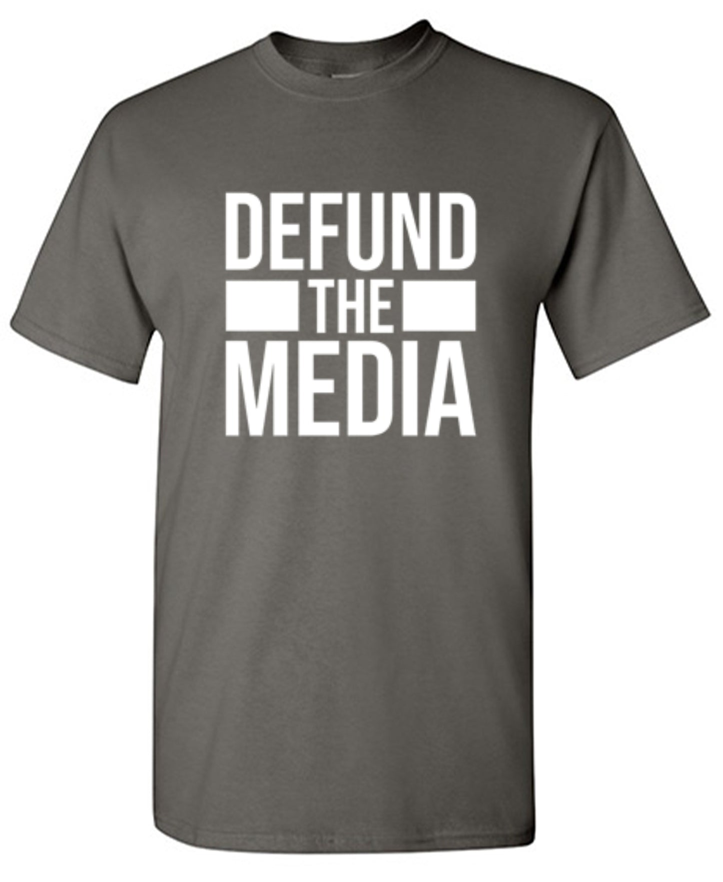 Funny T-Shirts design "Defund The Media"