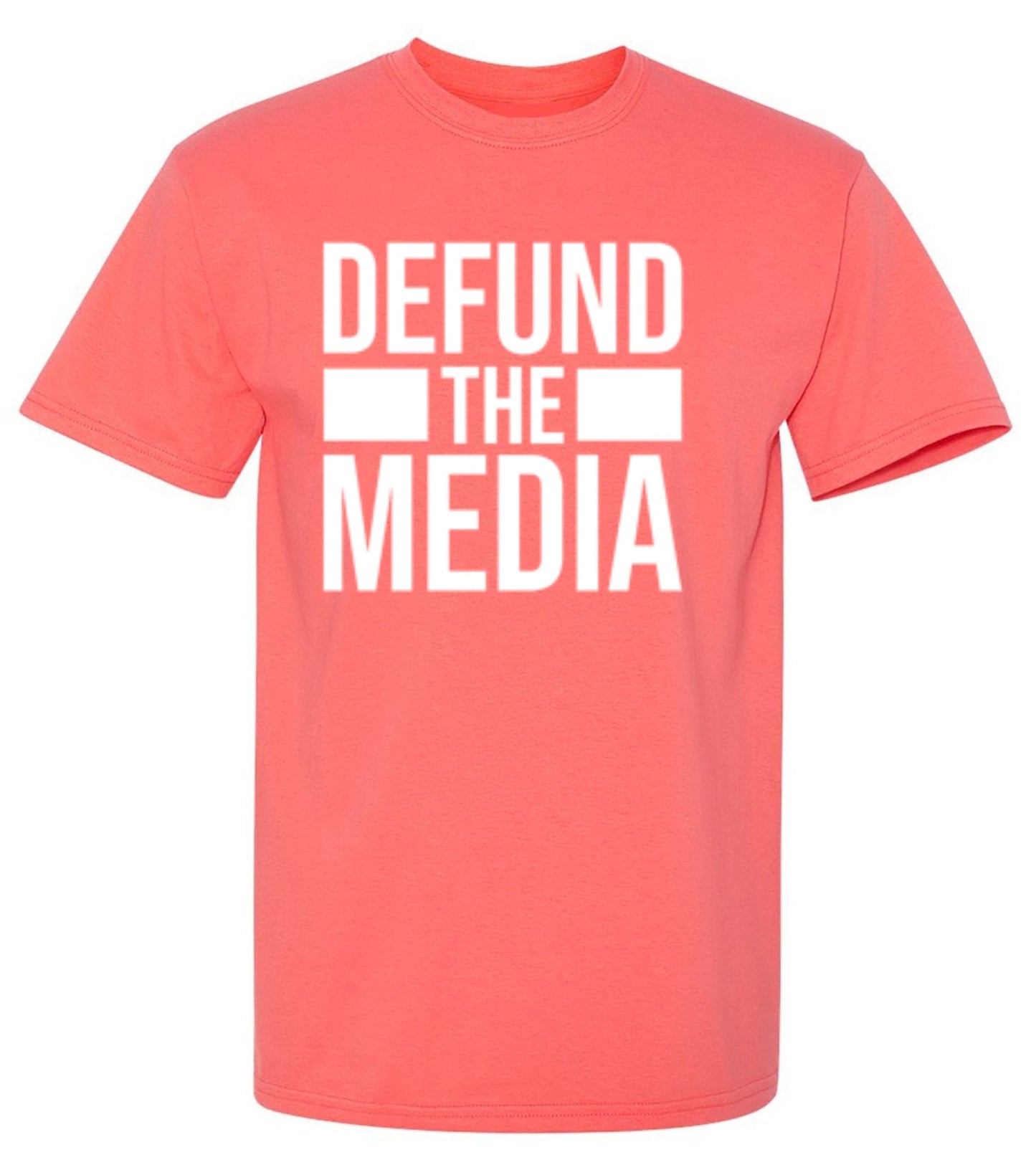Funny T-Shirts design "Defund The Media"