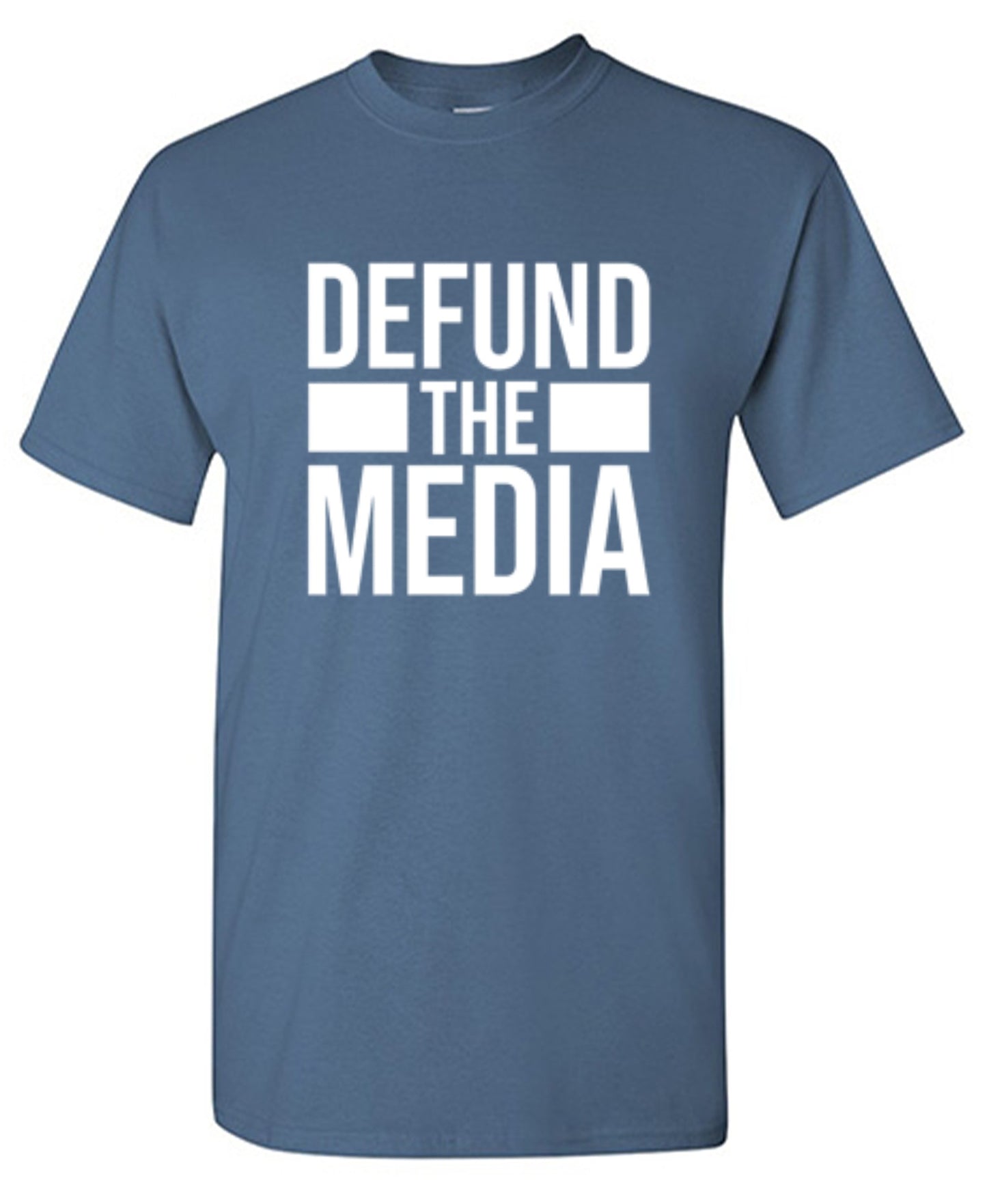 Funny T-Shirts design "Defund The Media"