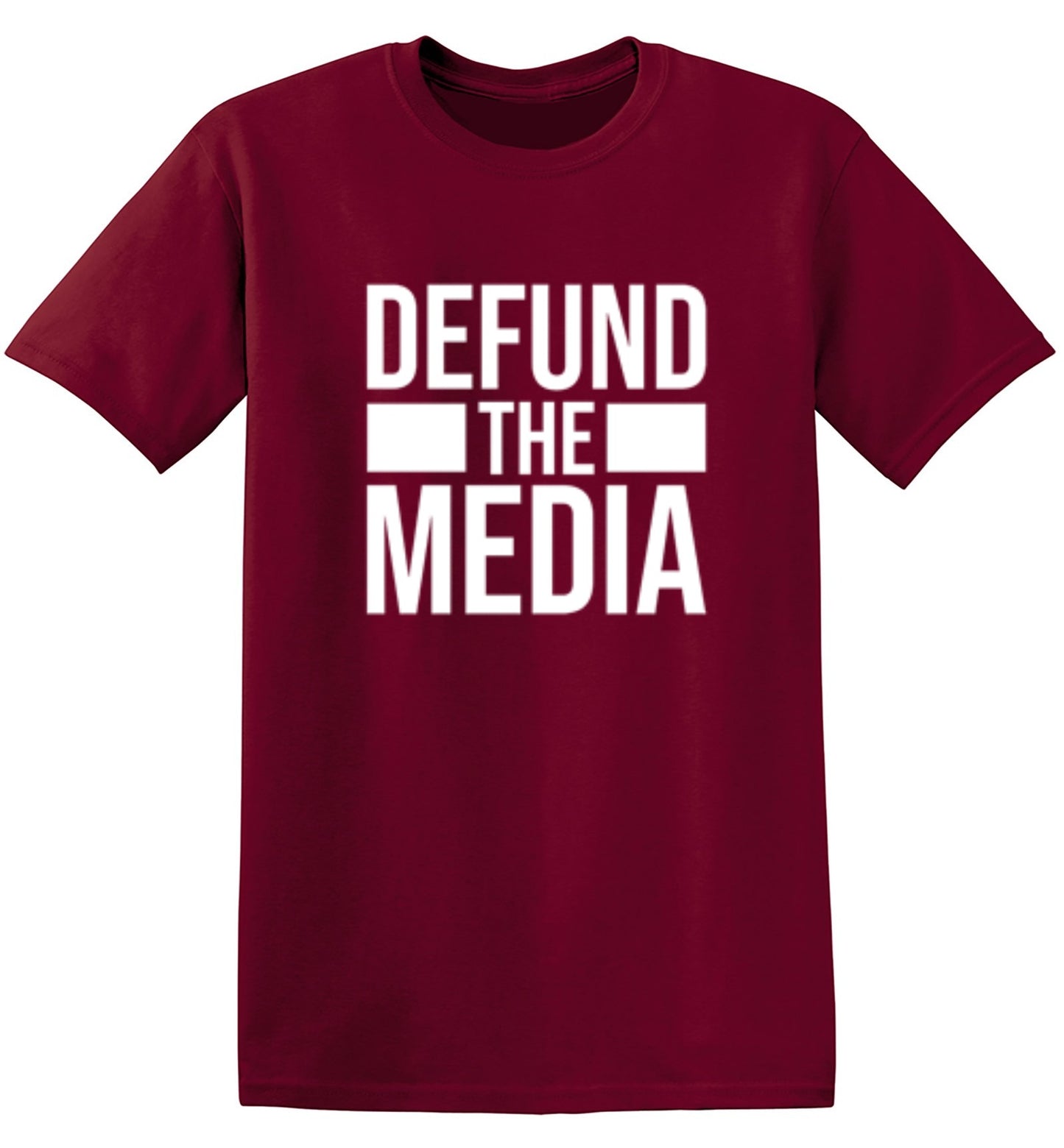 Funny T-Shirts design "Defund The Media"
