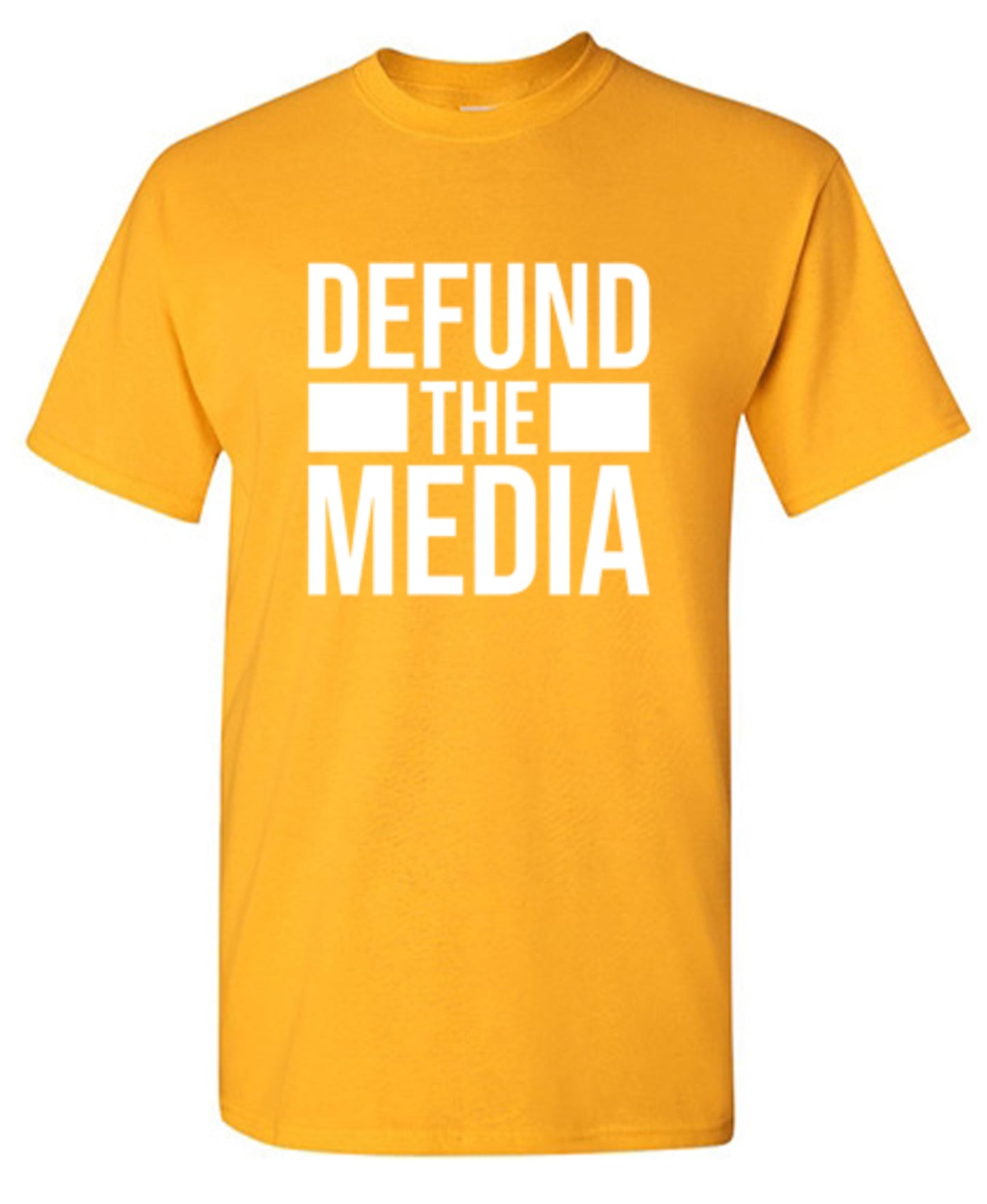 Funny T-Shirts design "Defund The Media"