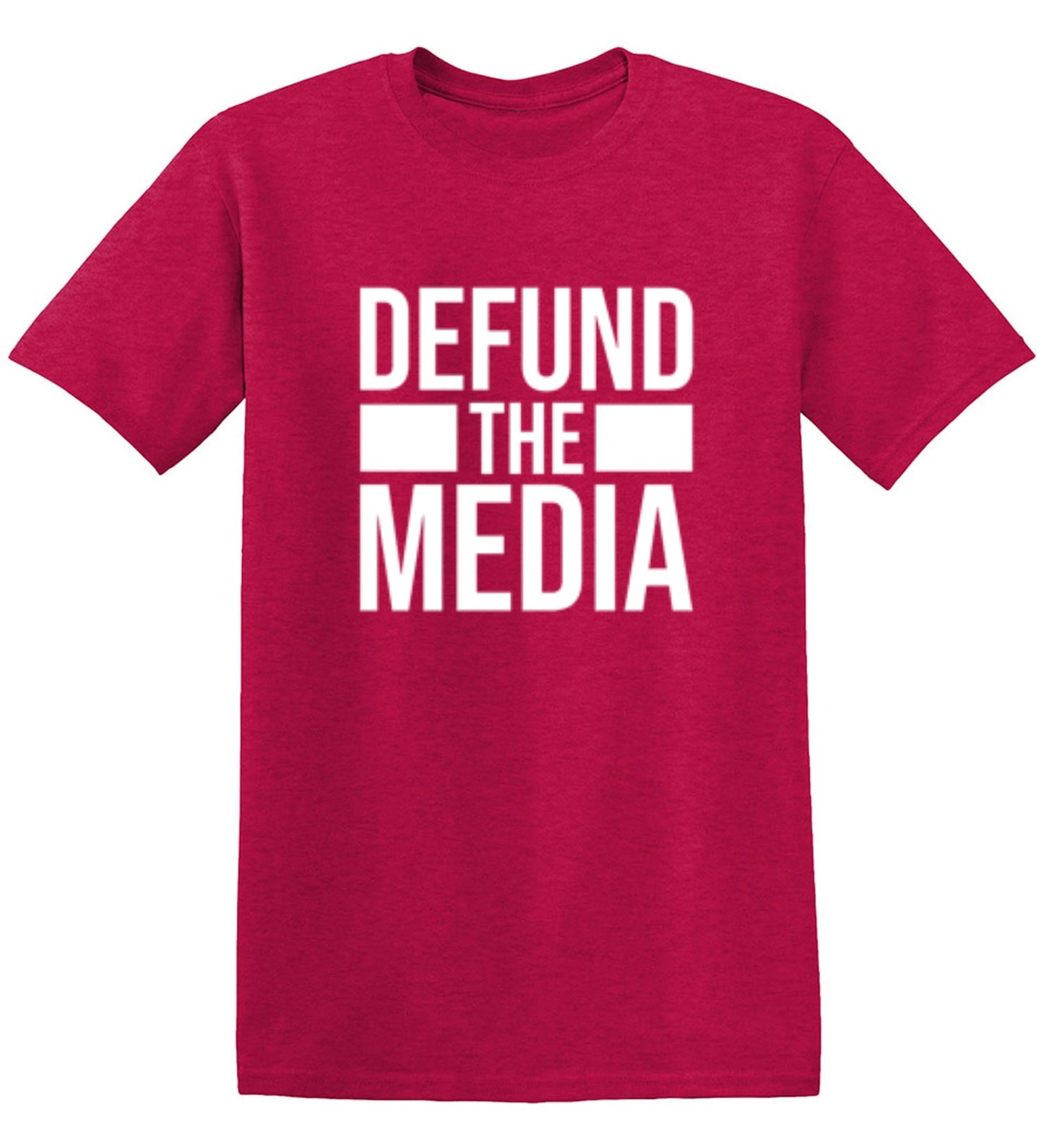 Funny T-Shirts design "Defund The Media"
