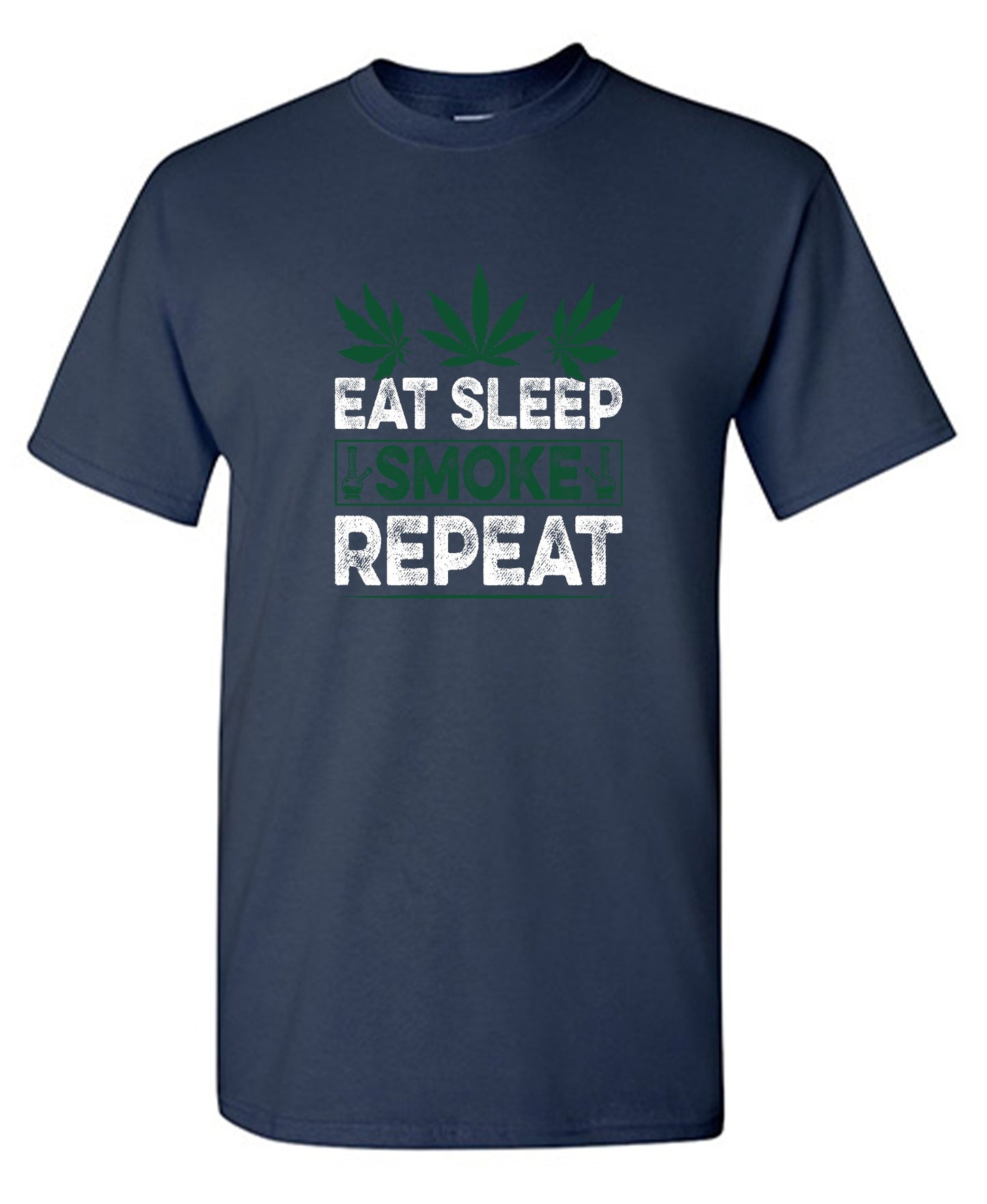 Funny T-Shirts design "Eat Sleep Smoke Repeat T-Shirt"