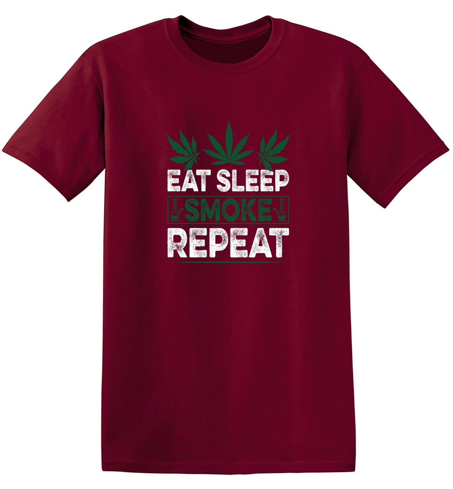 Funny T-Shirts design "Eat Sleep Smoke Repeat T-Shirt"