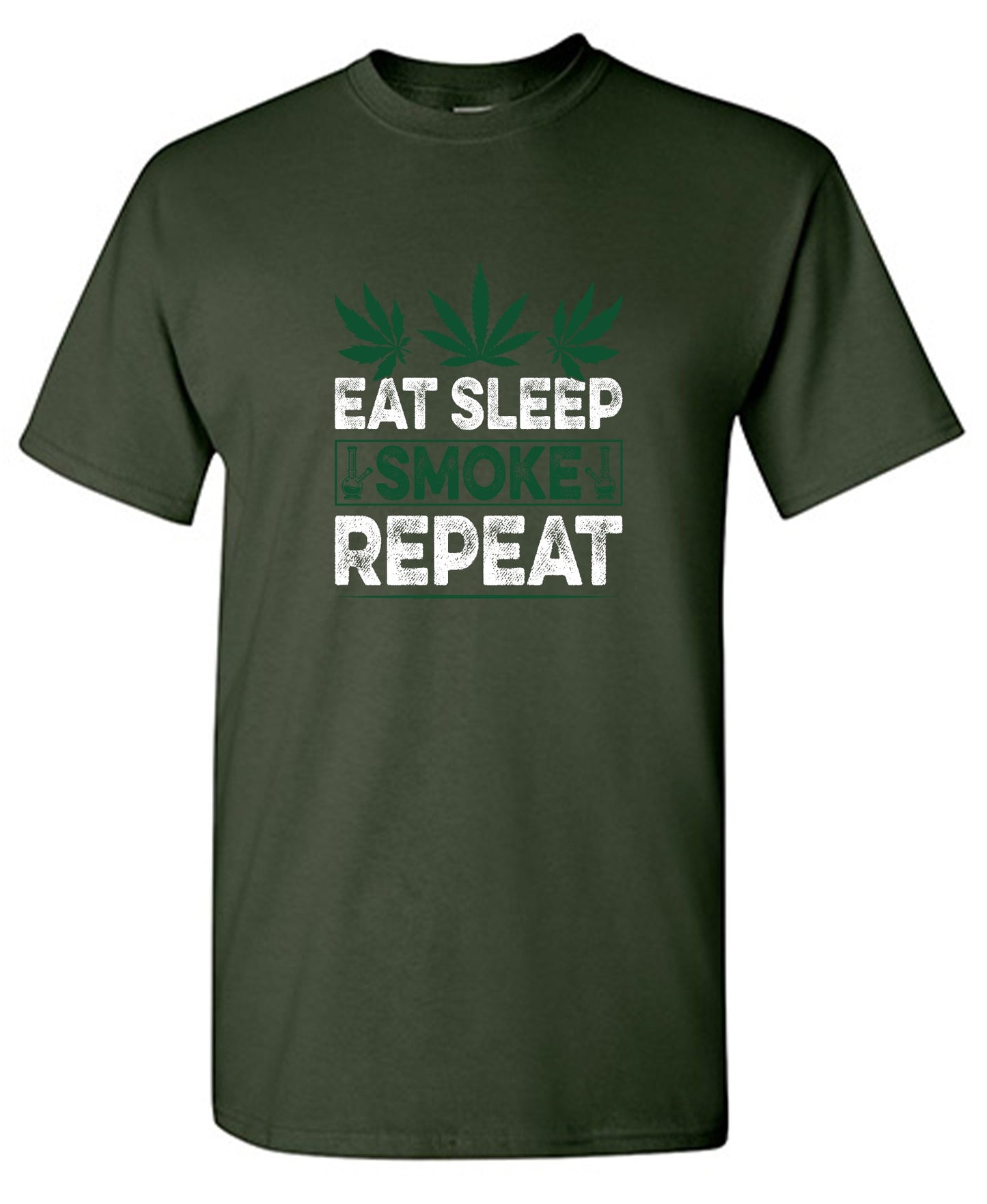 Funny T-Shirts design "Eat Sleep Smoke Repeat T-Shirt"