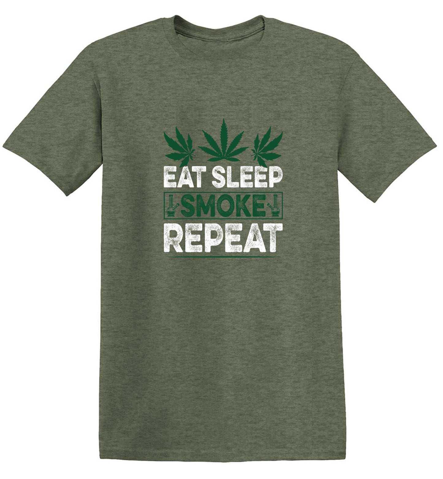 Funny T-Shirts design "Eat Sleep Smoke Repeat T-Shirt"