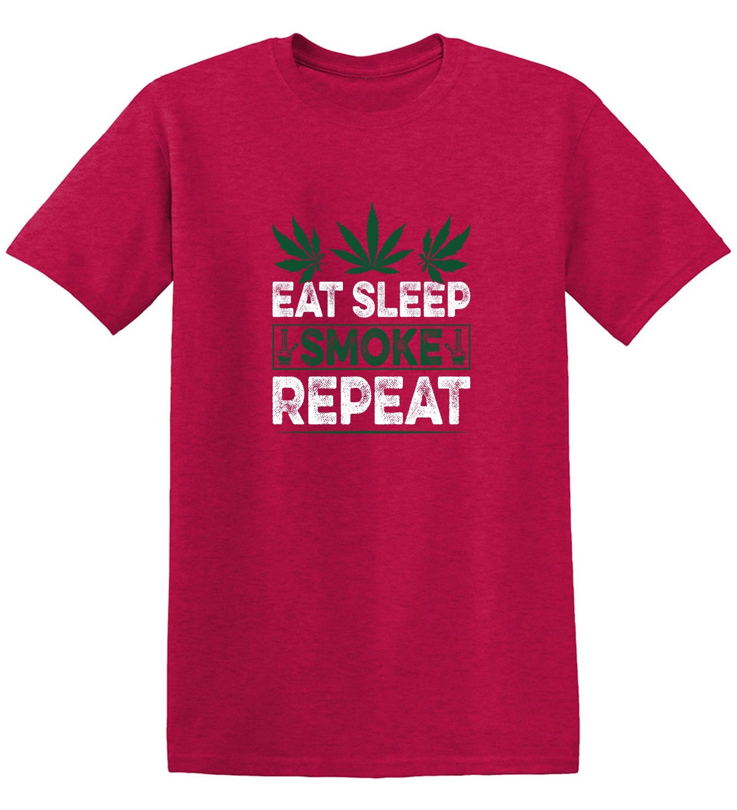 Funny T-Shirts design "Eat Sleep Smoke Repeat T-Shirt"
