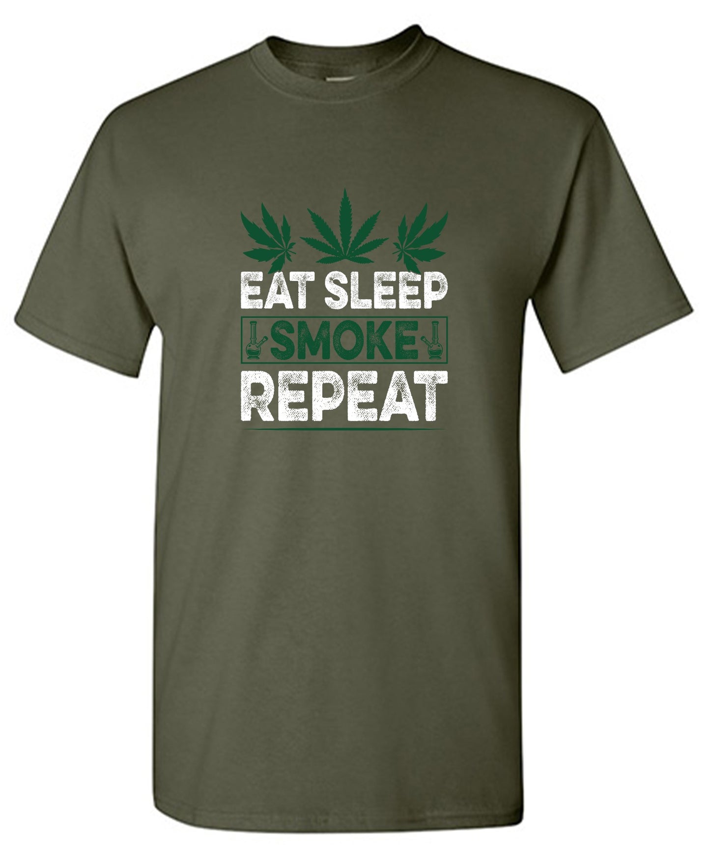 Funny T-Shirts design "Eat Sleep Smoke Repeat T-Shirt"