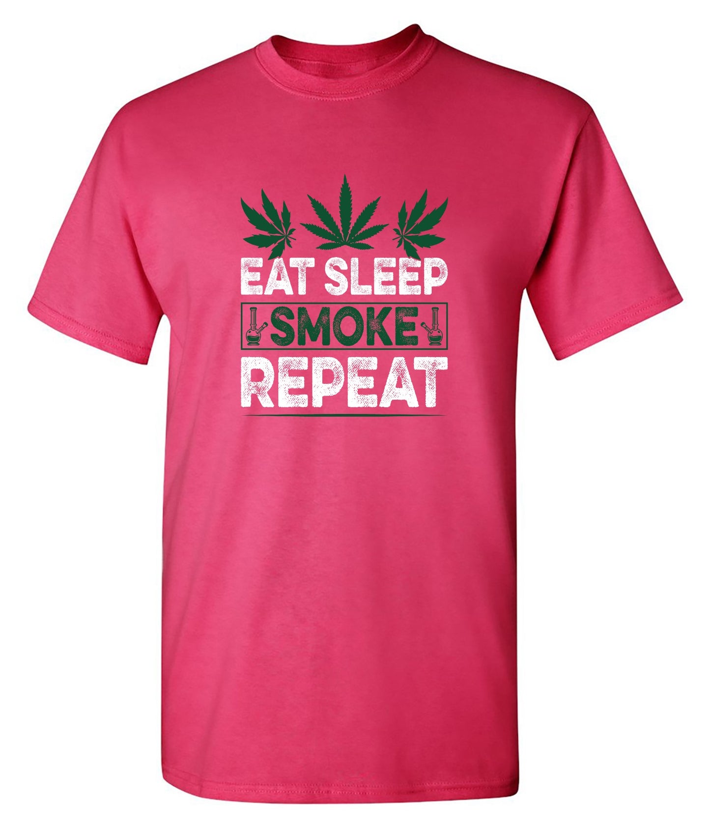 Funny T-Shirts design "Eat Sleep Smoke Repeat T-Shirt"