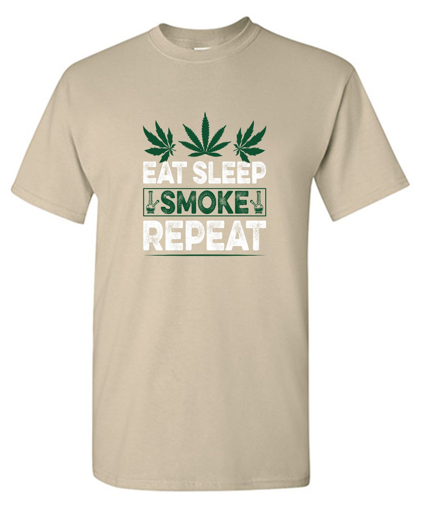 Funny T-Shirts design "Eat Sleep Smoke Repeat T-Shirt"