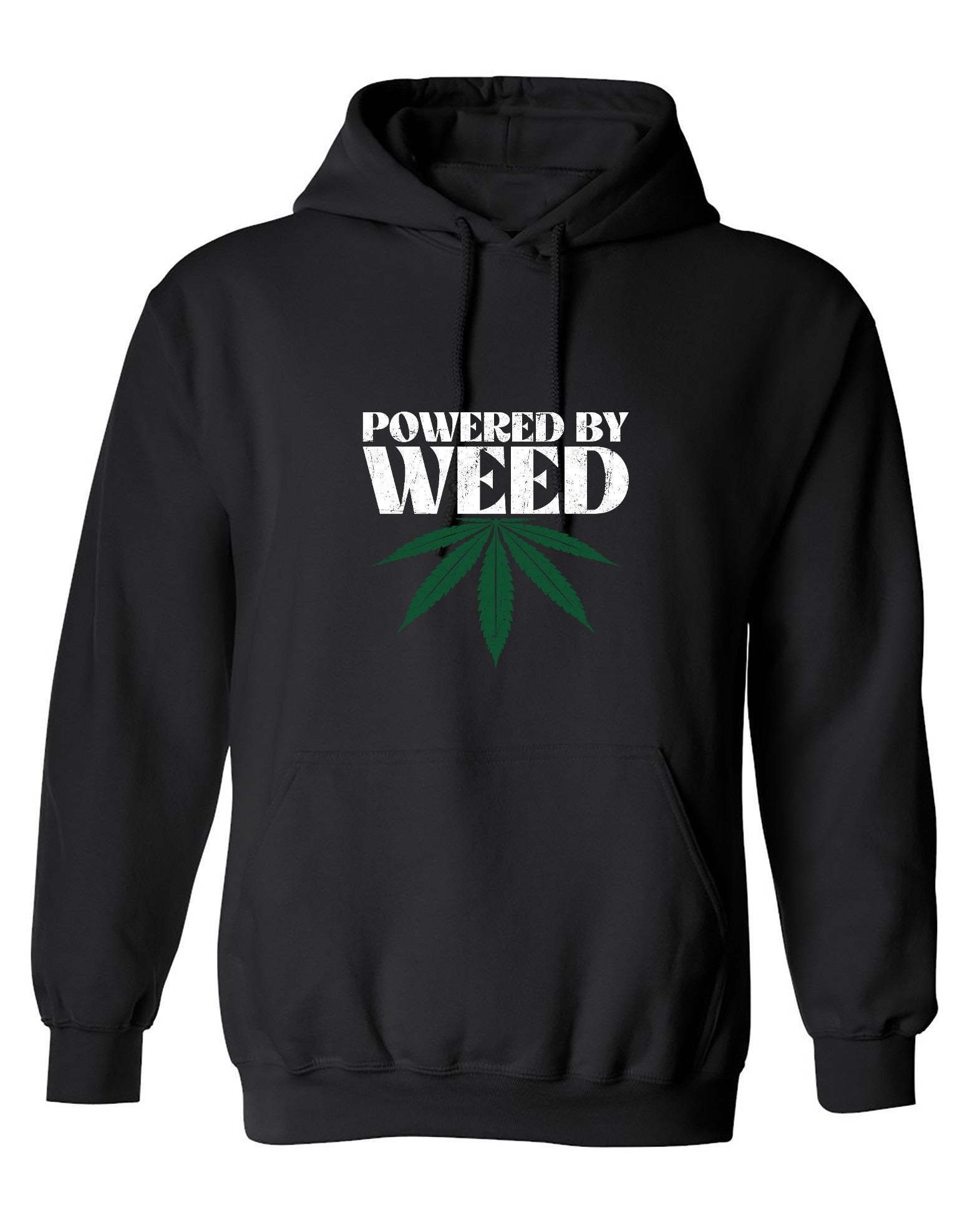 Funny T-Shirts design "Powered by Weed T-Shirt"