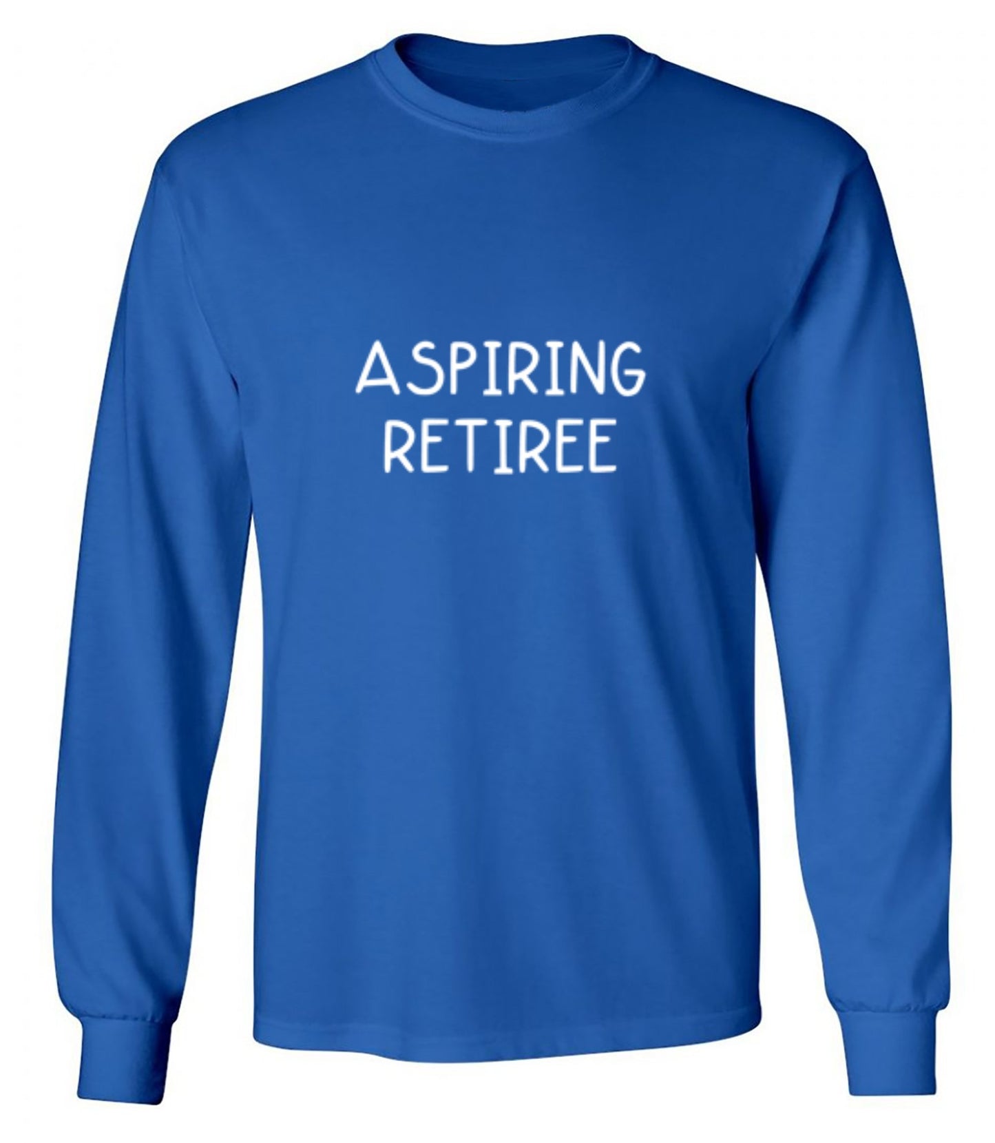 Funny T-Shirts design "Aspiring Retiree"