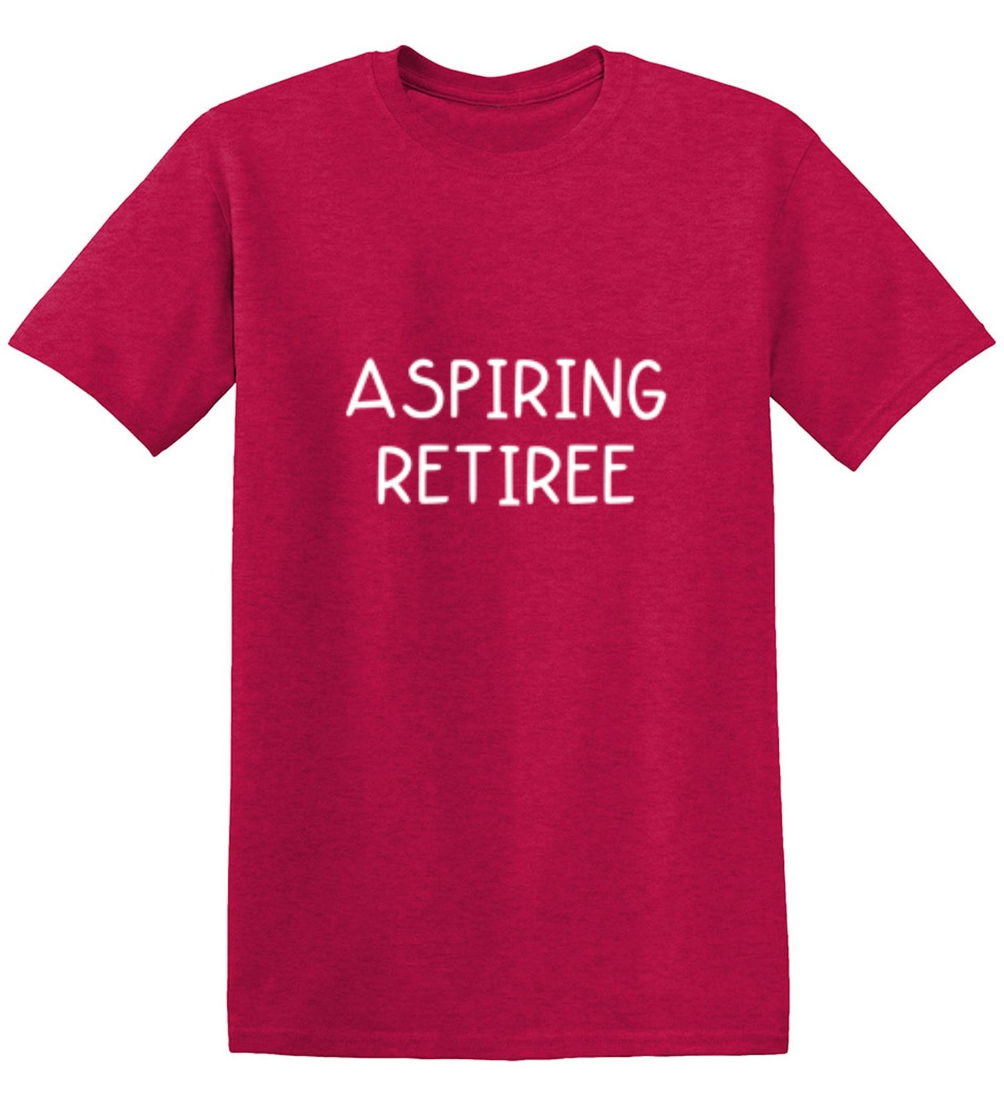 Funny T-Shirts design "Aspiring Retiree"