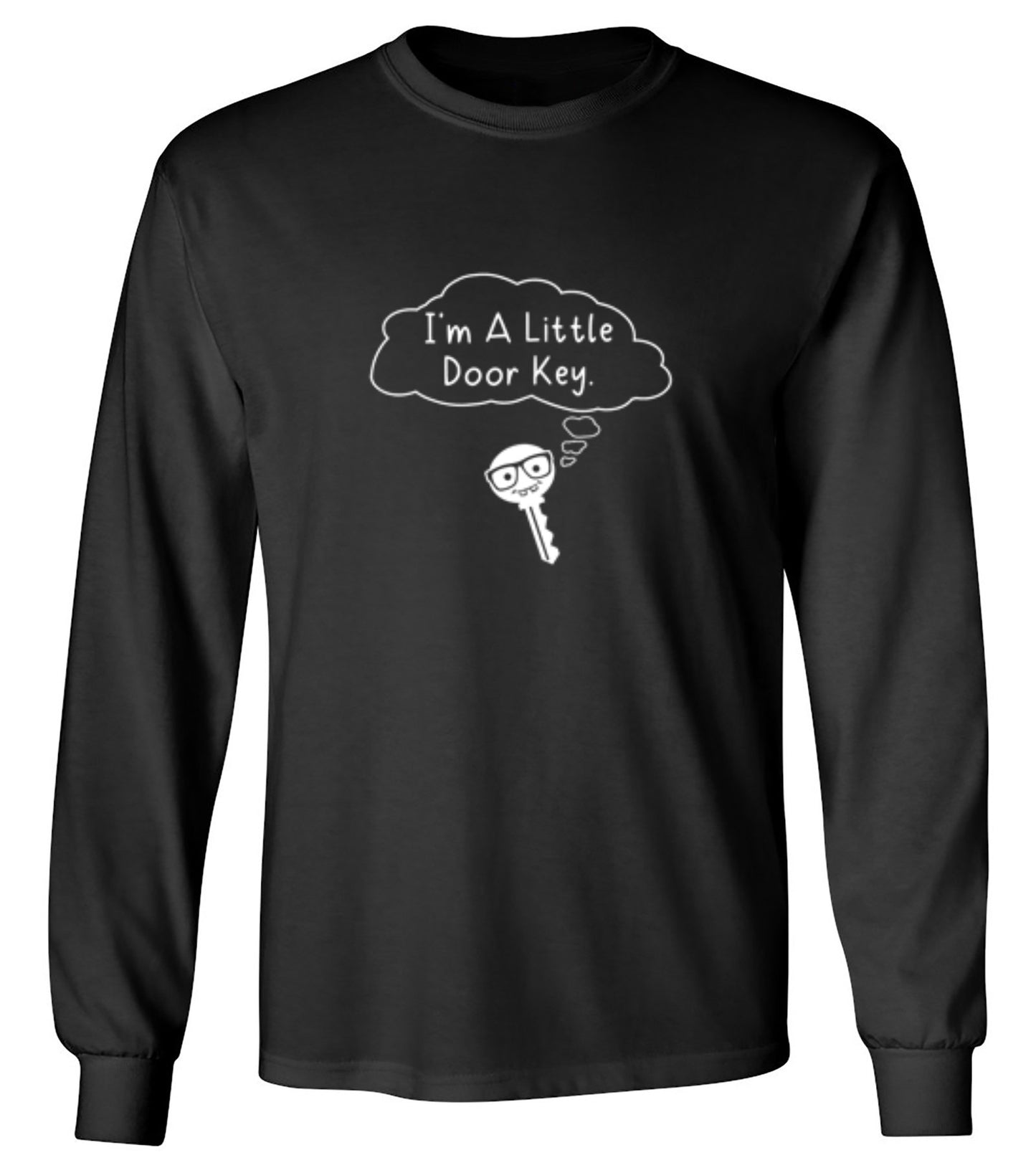 Funny T-Shirts design "I'm A Little Door Key - Long Sleeve"