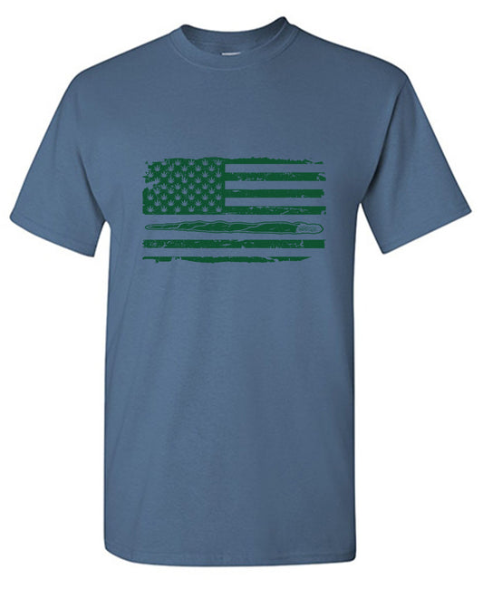 Funny T-Shirts design "420 USA Flag  T-Shirt"