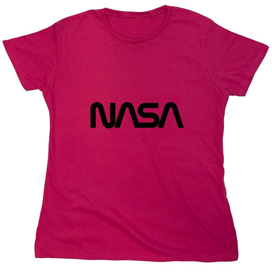 Funny T-Shirts design "NASA Official Worm Logo - Womens"