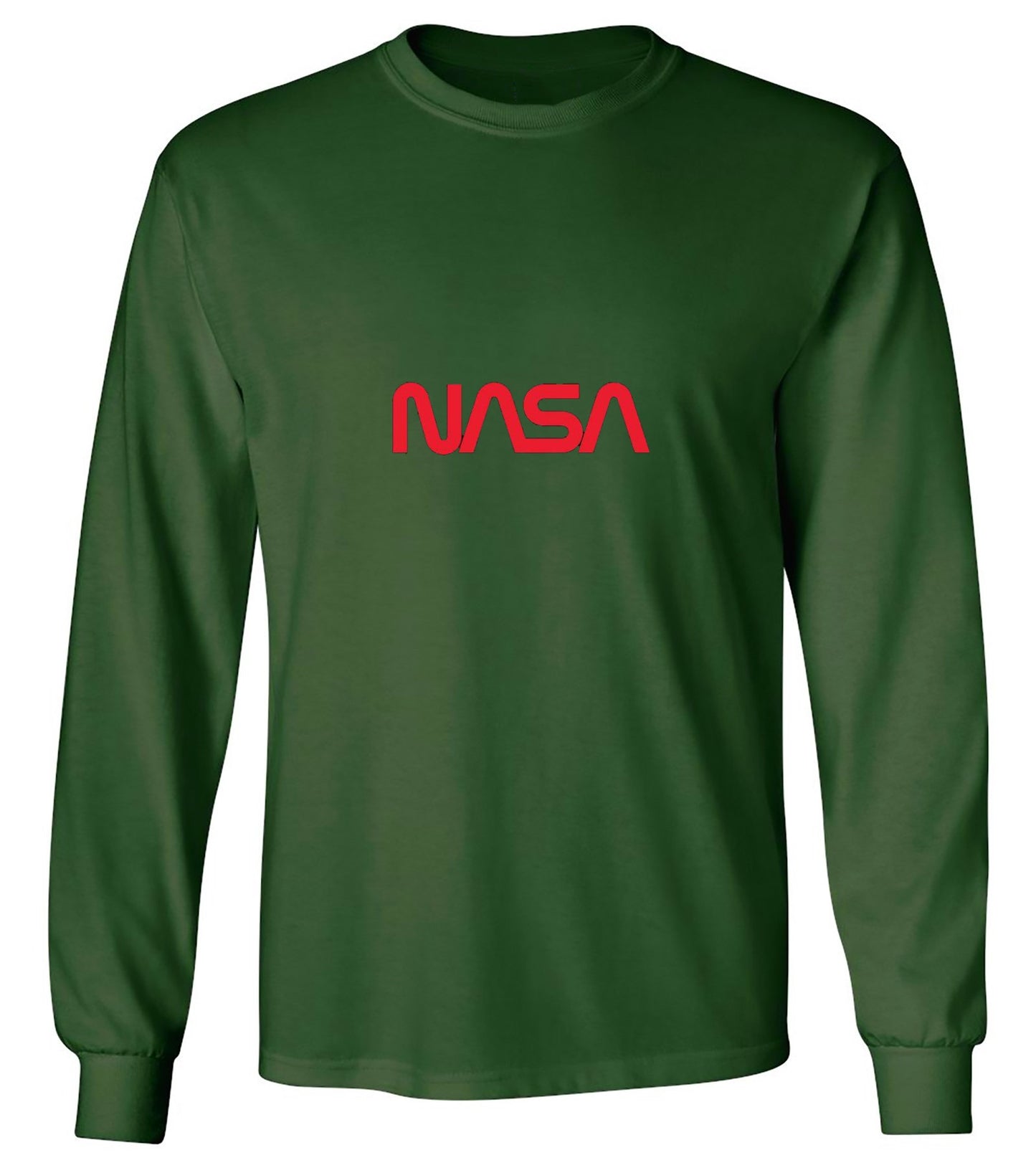 Funny T-Shirts design "NASA Official Worm Logo (White)"