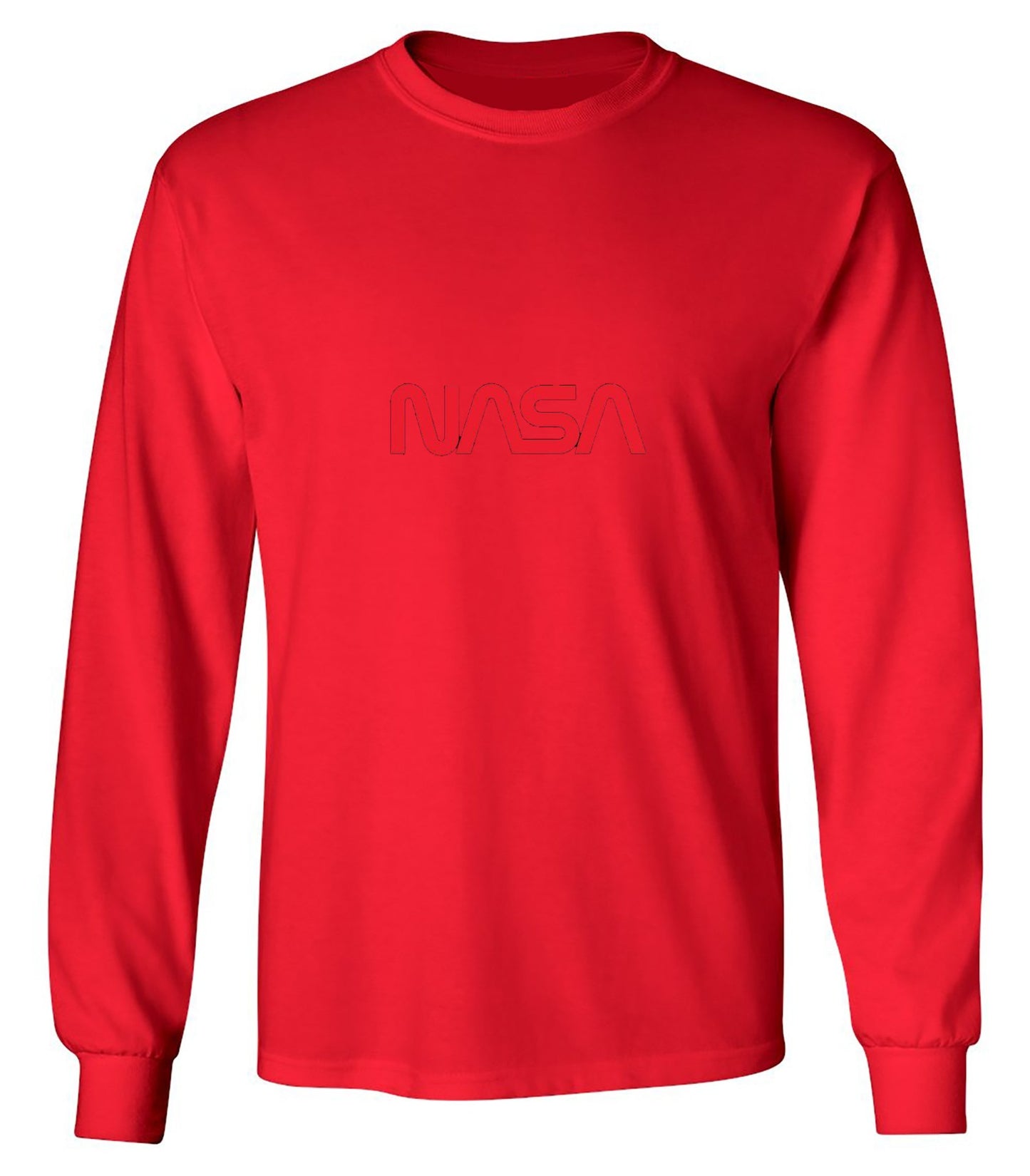 Funny T-Shirts design "NASA Official Worm Logo (White)"