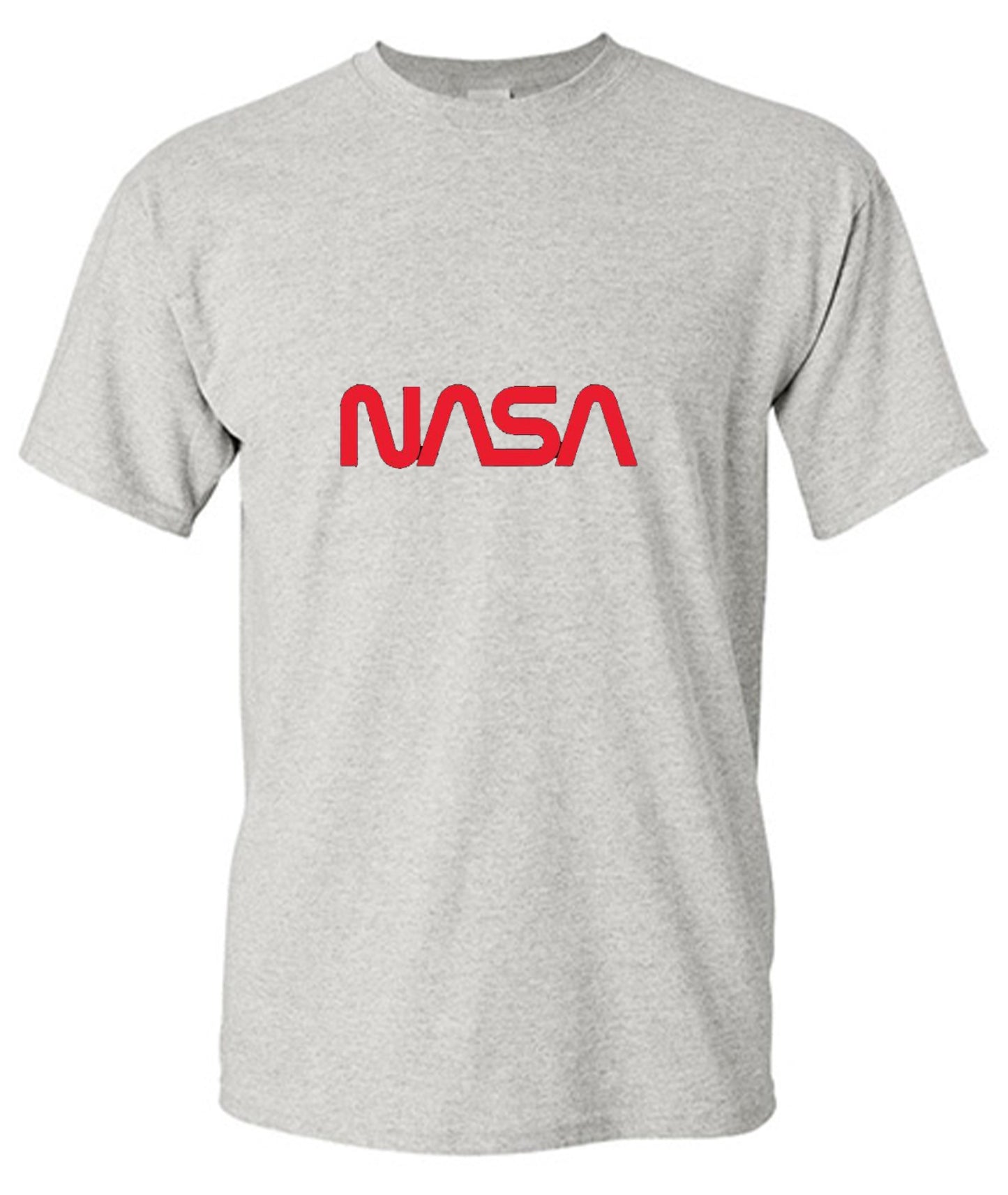 Funny T-Shirts design "NASA Official Worm Logo (White)"