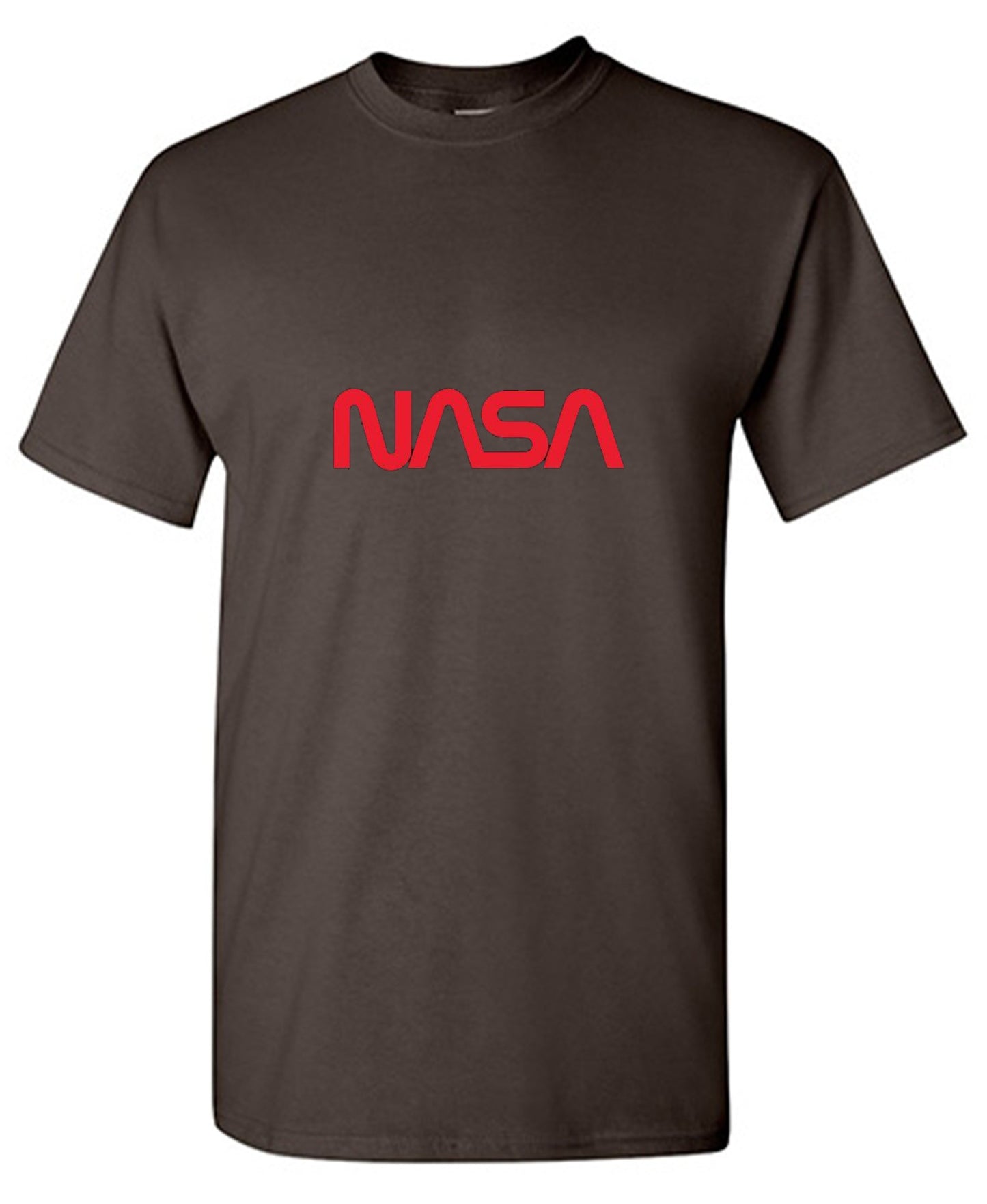 Funny T-Shirts design "NASA Official Worm Logo (White)"