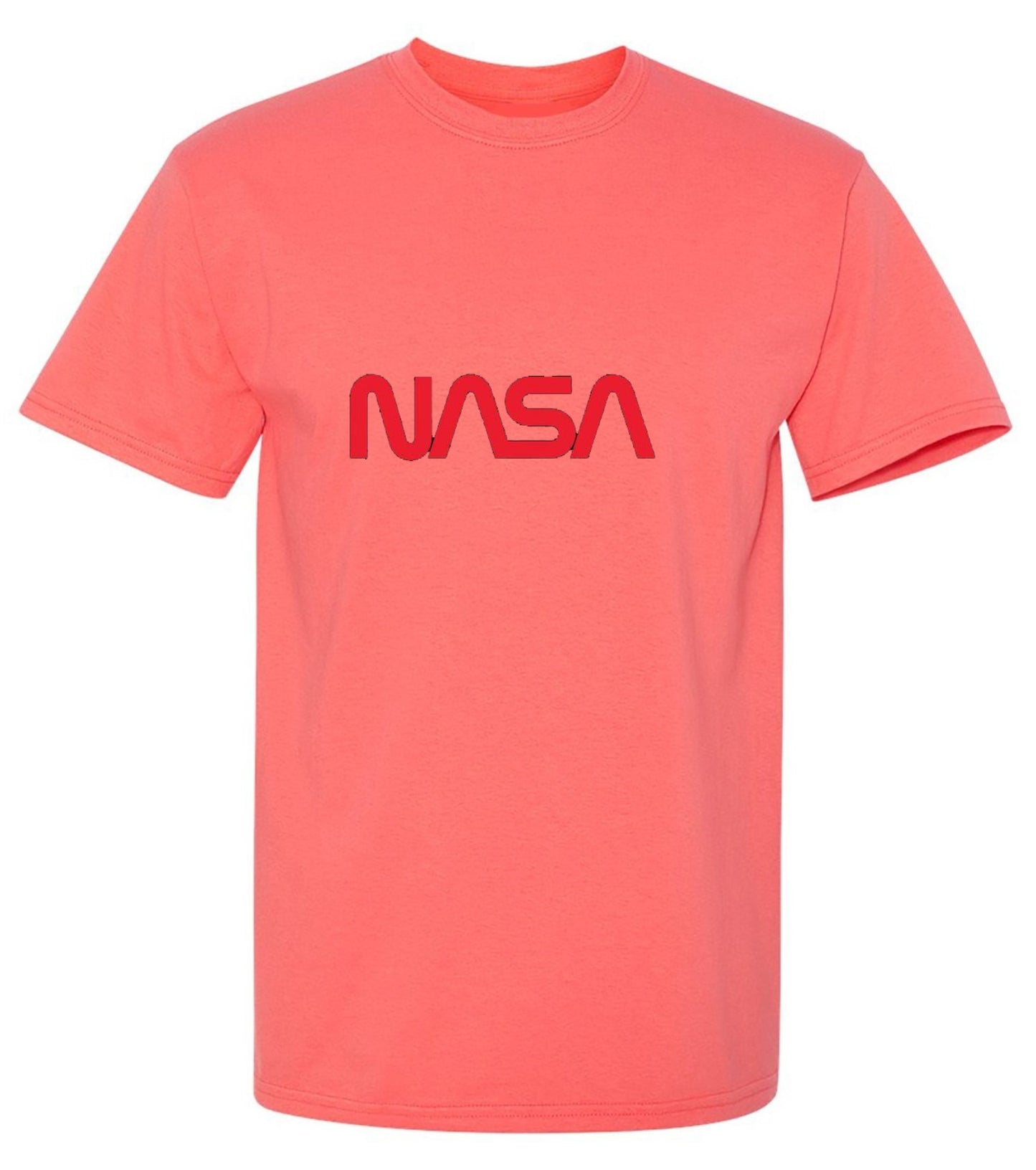 Funny T-Shirts design "NASA Official Worm Logo (White)"