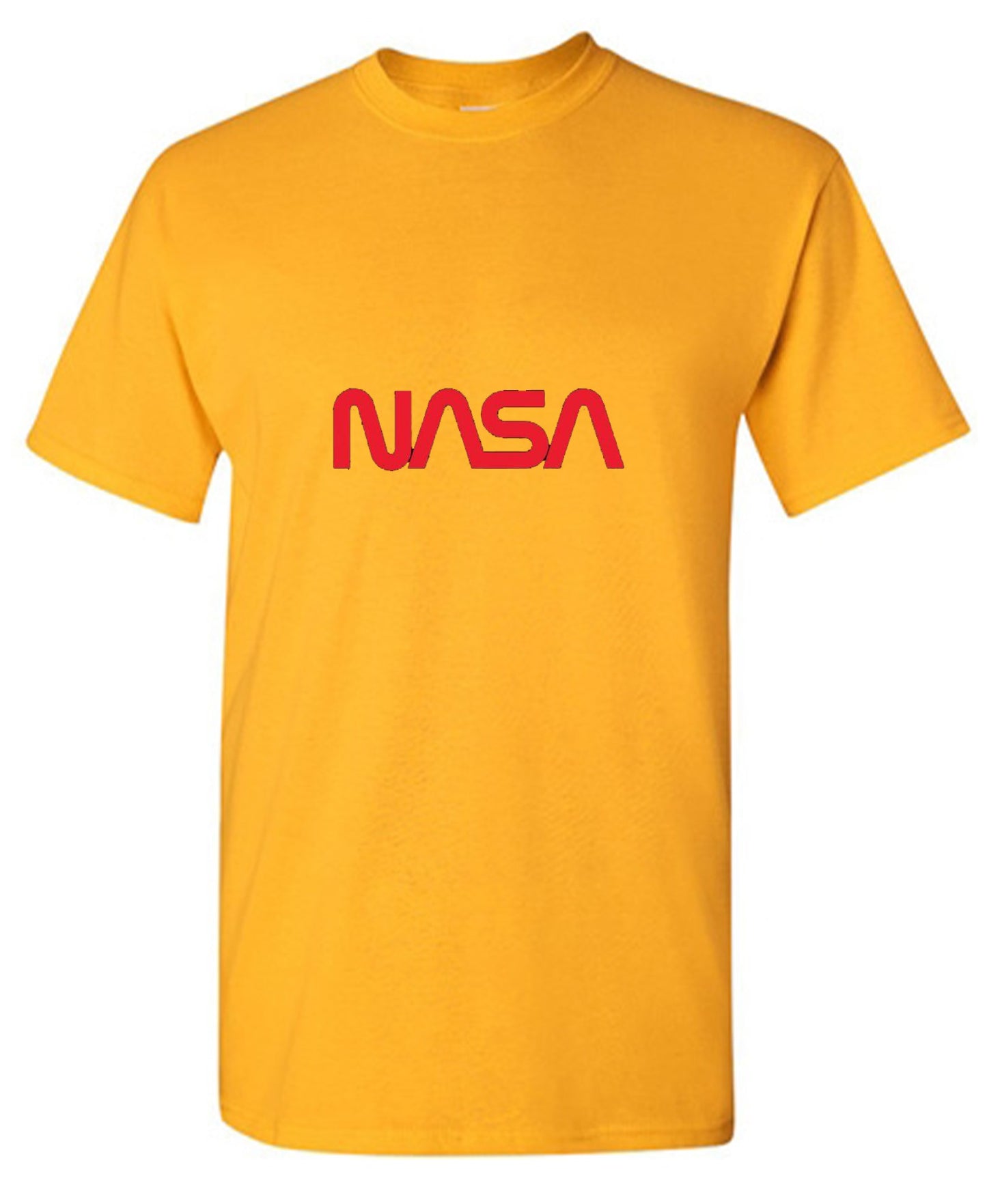 Funny T-Shirts design "NASA Official Worm Logo (White)"