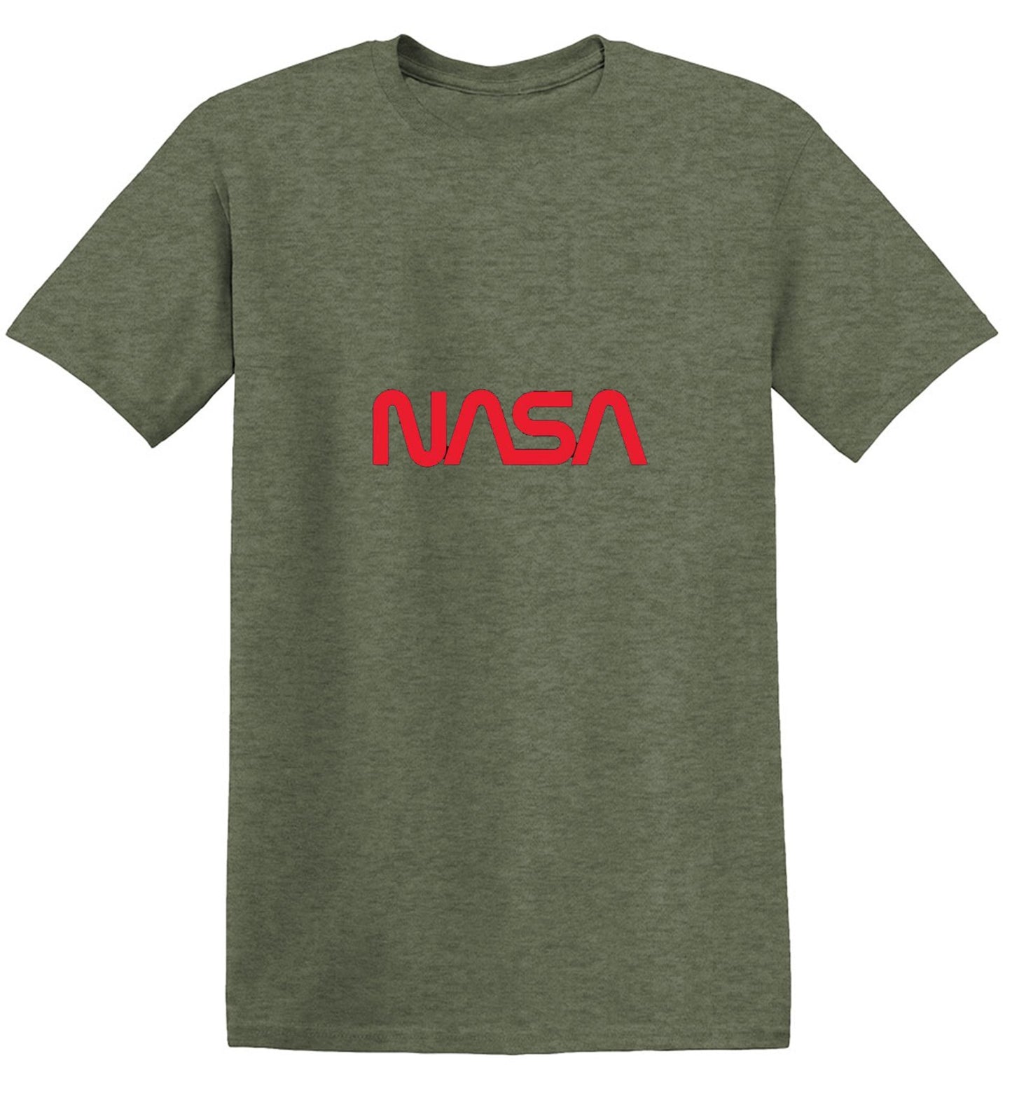 Funny T-Shirts design "NASA Official Worm Logo (White)"