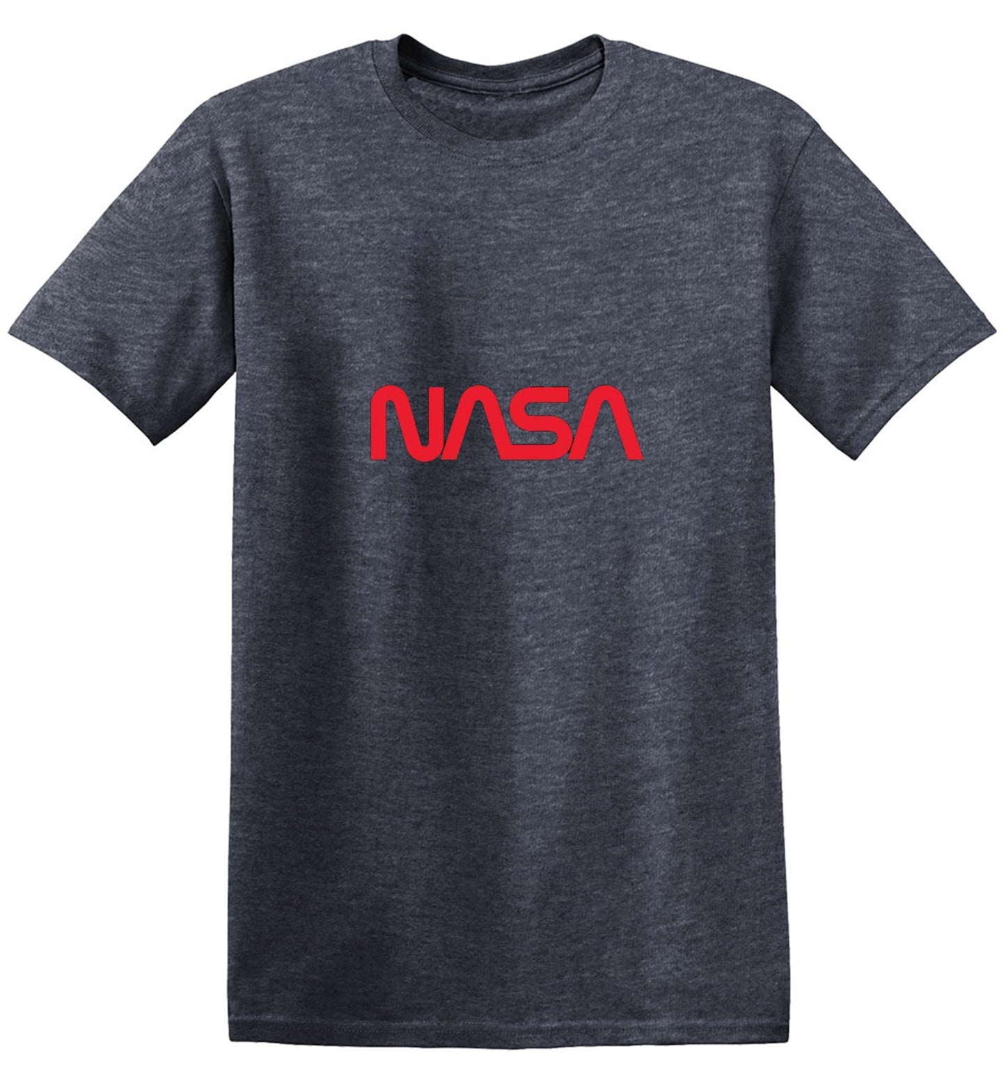 Funny T-Shirts design "NASA Official Worm Logo (White)"