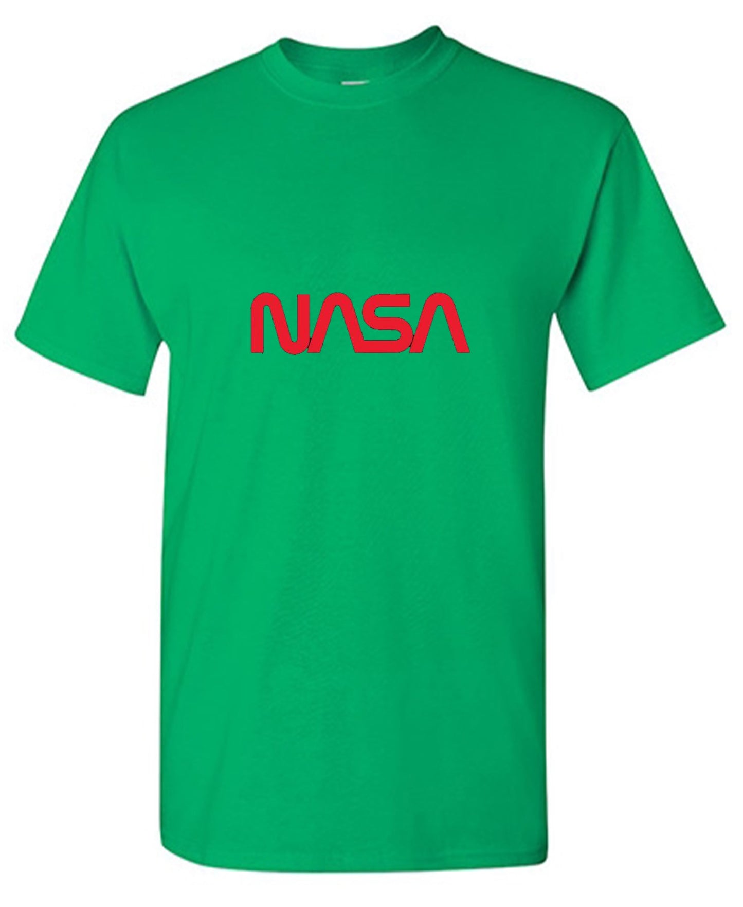 Funny T-Shirts design "NASA Official Worm Logo (White)"