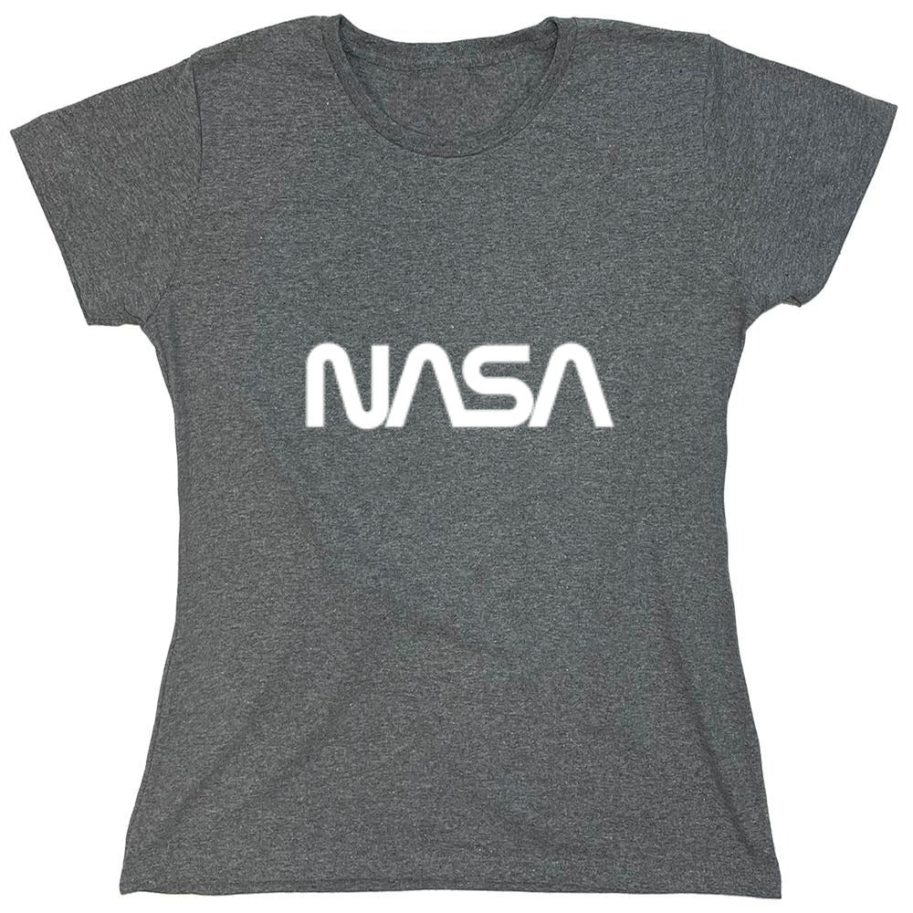 Funny T-Shirts design "NASA Official Worm Logo - Womens"