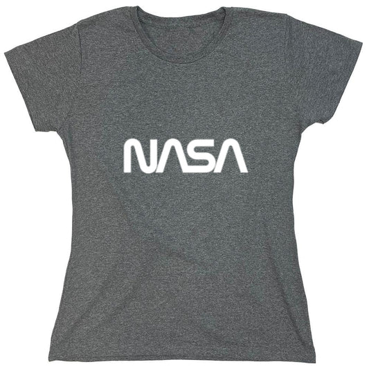 Funny T-Shirts design "NASA Official Worm Logo - Womens"