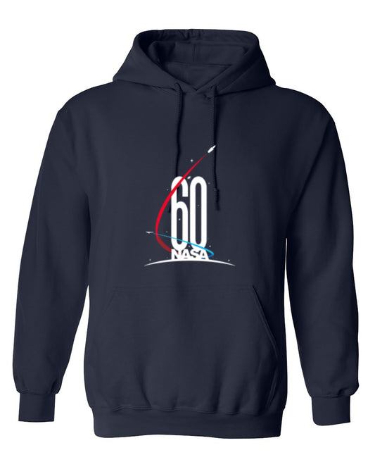 Funny T-Shirts design "NASA 60th Anniversary Logo - Hoodie"
