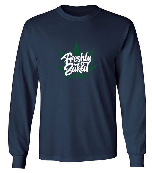 Funny T-Shirts design "Freshly Baked T-Shirt - Long Sleeve"