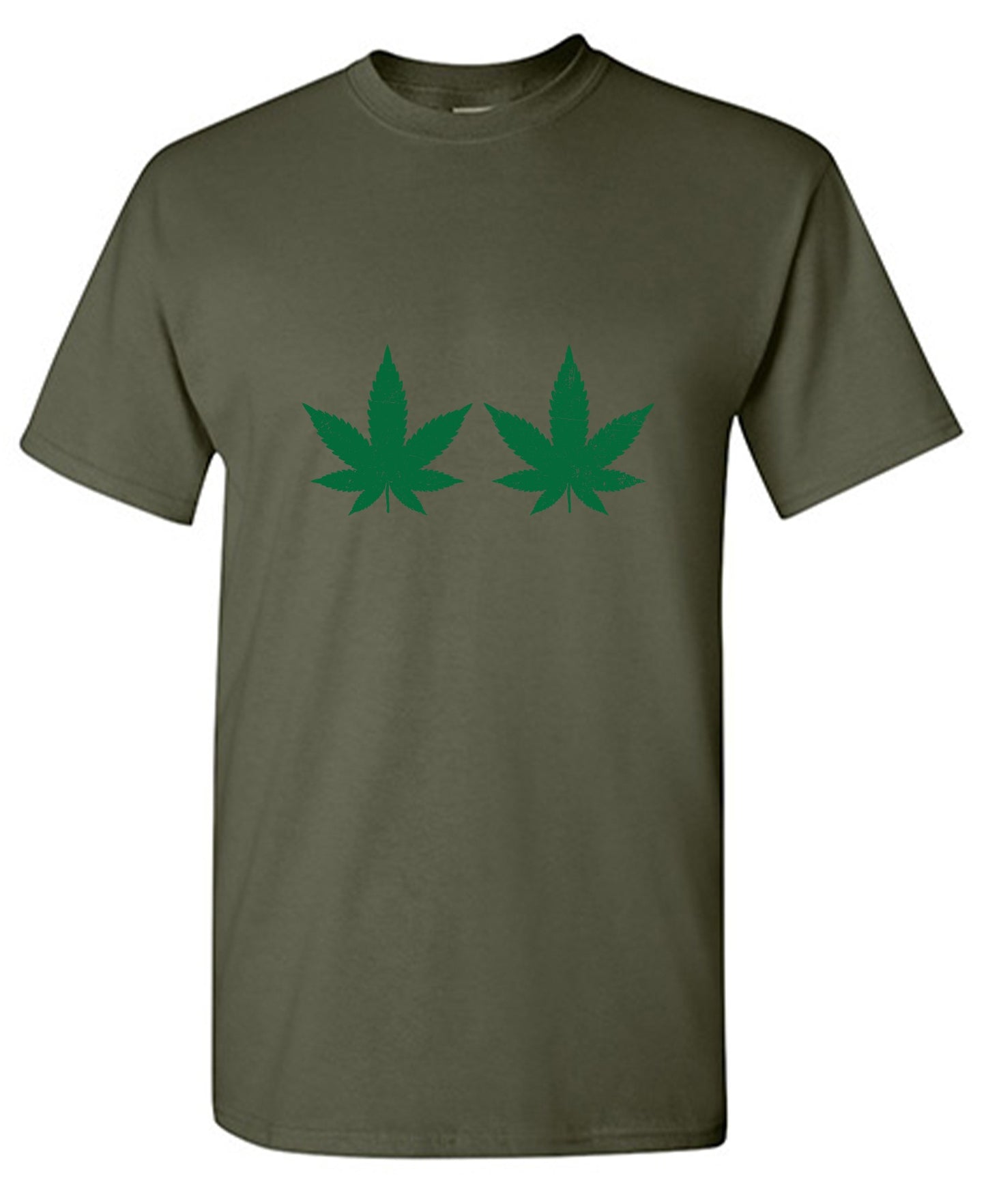Leaf Boobs Mens Tee - Roadkill T-Shirts
