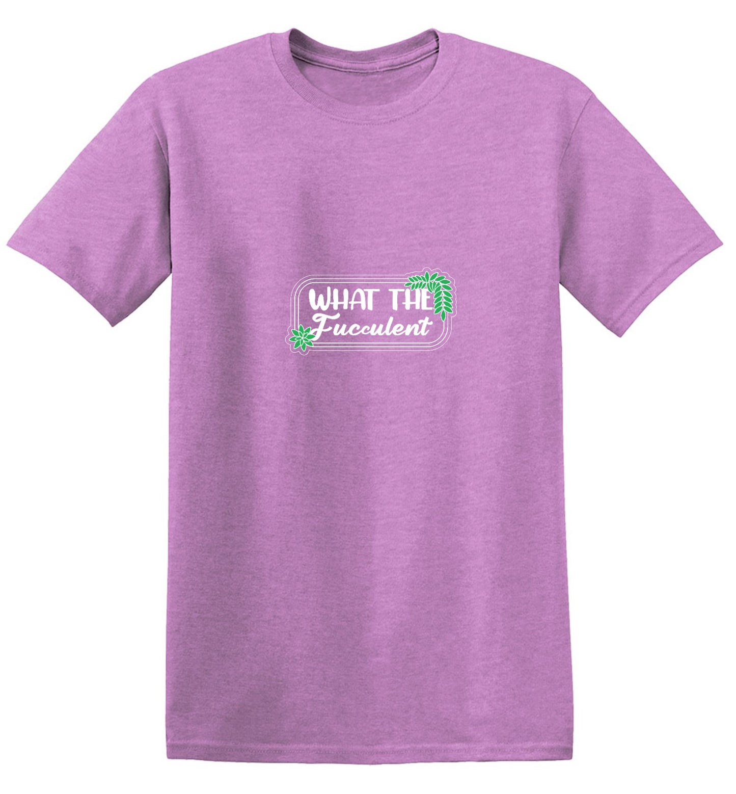 Funny T-Shirts design "What the Fucculent Tee"