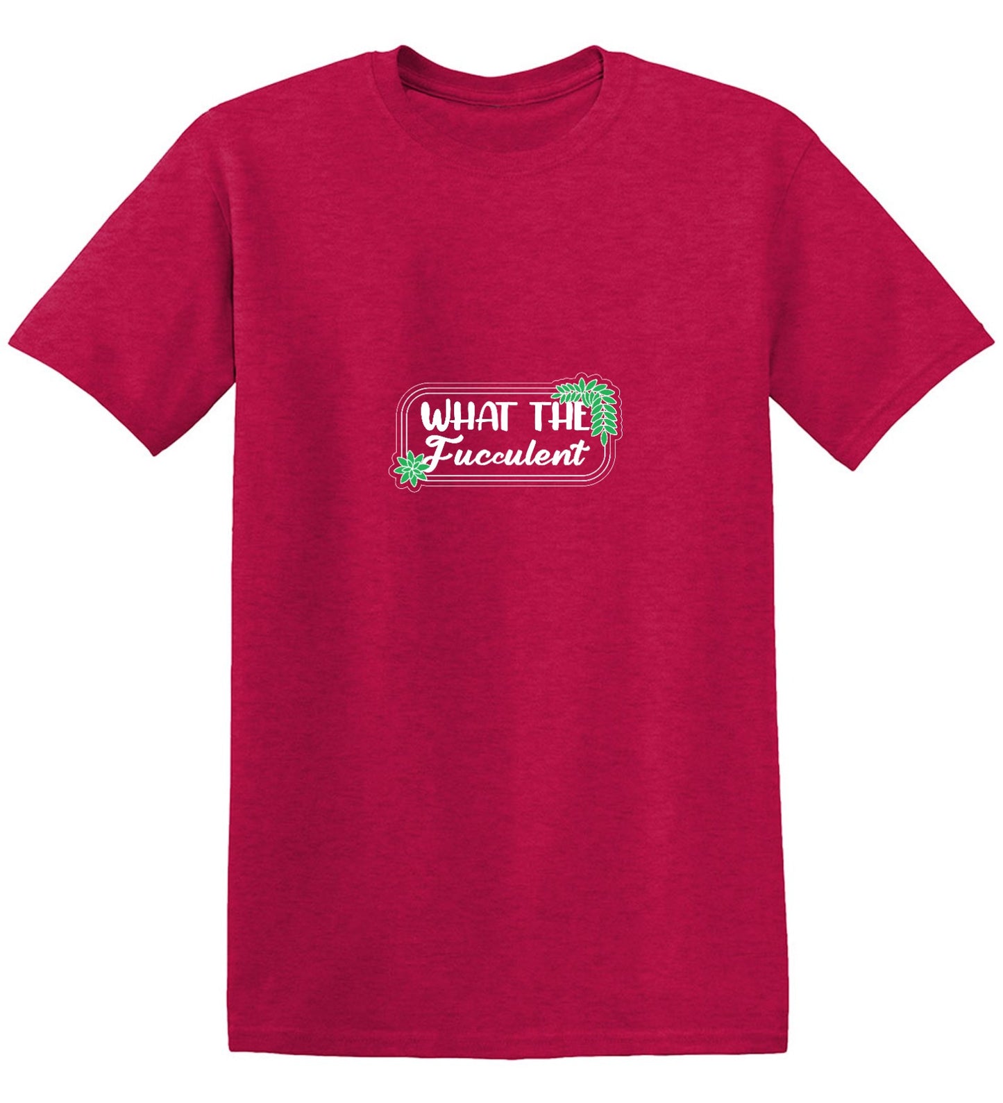 Funny T-Shirts design "What the Fucculent Tee"