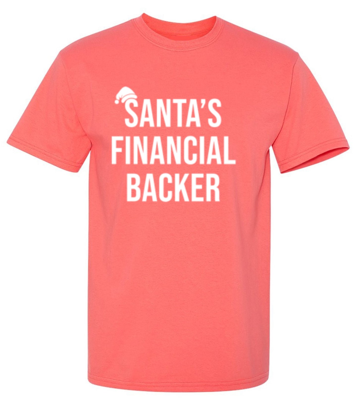 Funny T-Shirts design "Santa's Financial Backer"