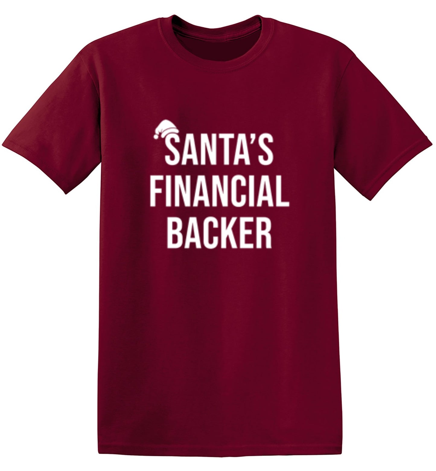 Funny T-Shirts design "Santa's Financial Backer"
